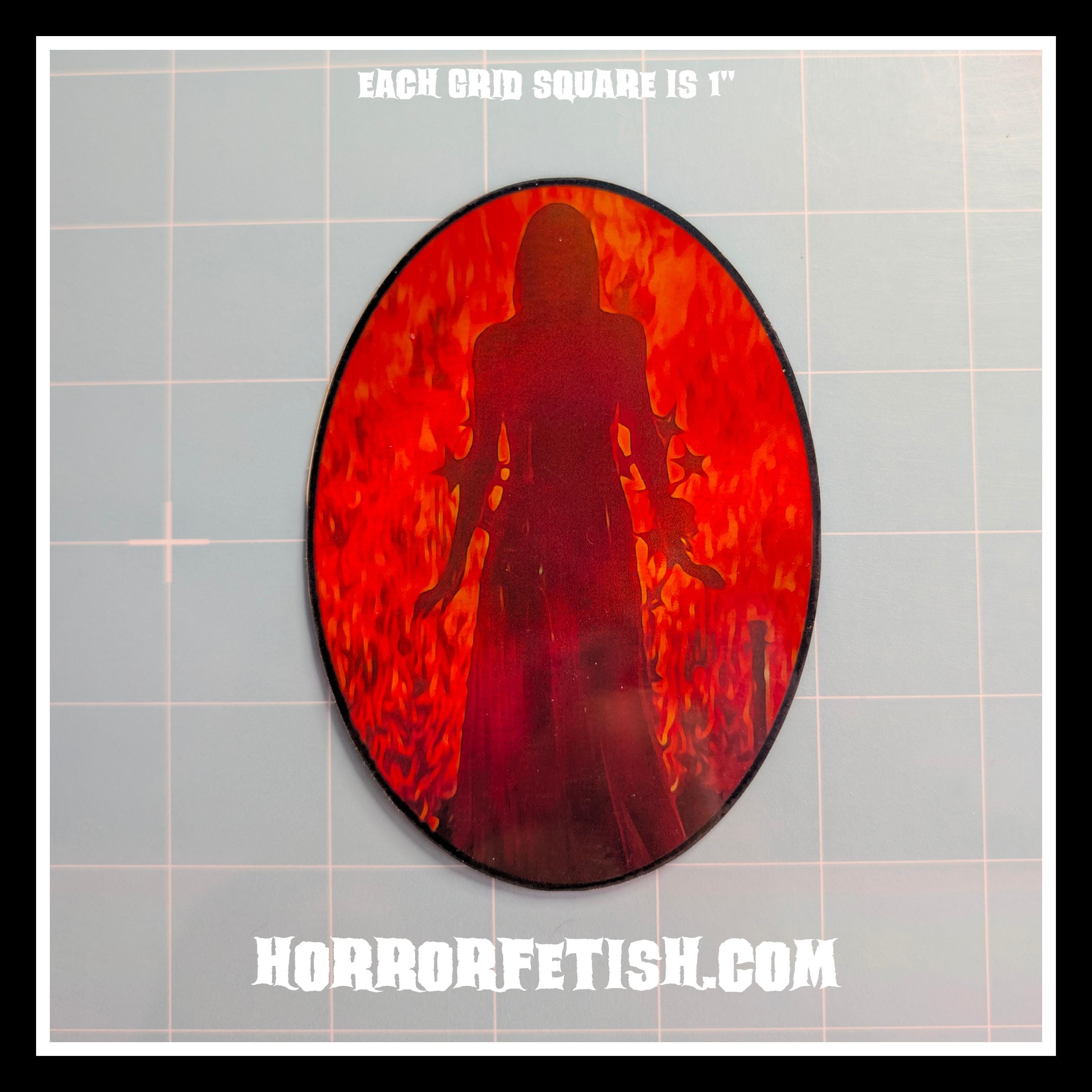 Carrie & Dawn of the Dead | Horror Character Inspired Die Cut Waterproof Laminated Stickers