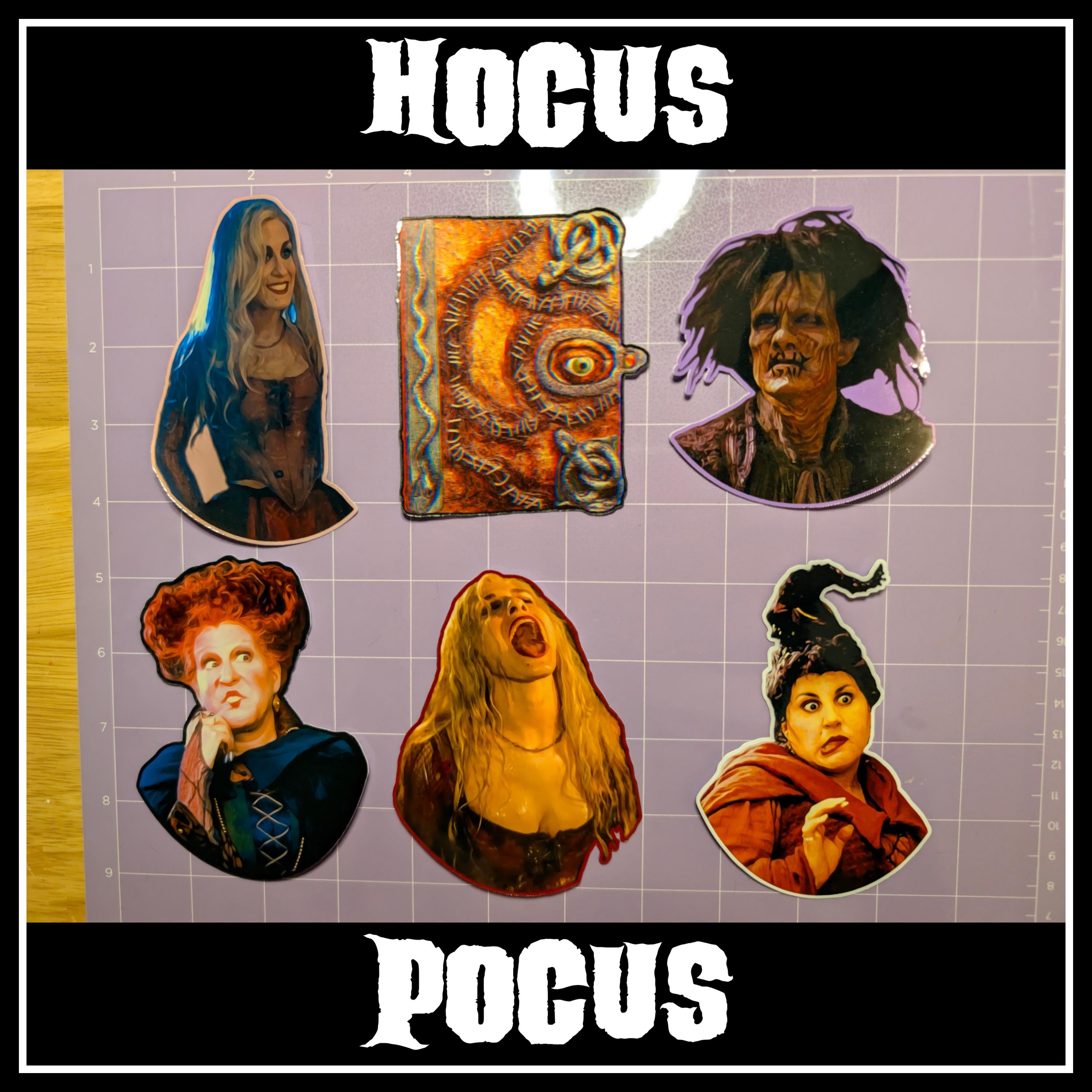 Hocus Pocus | Horror Die Cut Waterproof Laminated Stickers
