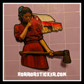 X Trilogy | Horror Die Cut Waterproof Laminated Stickers