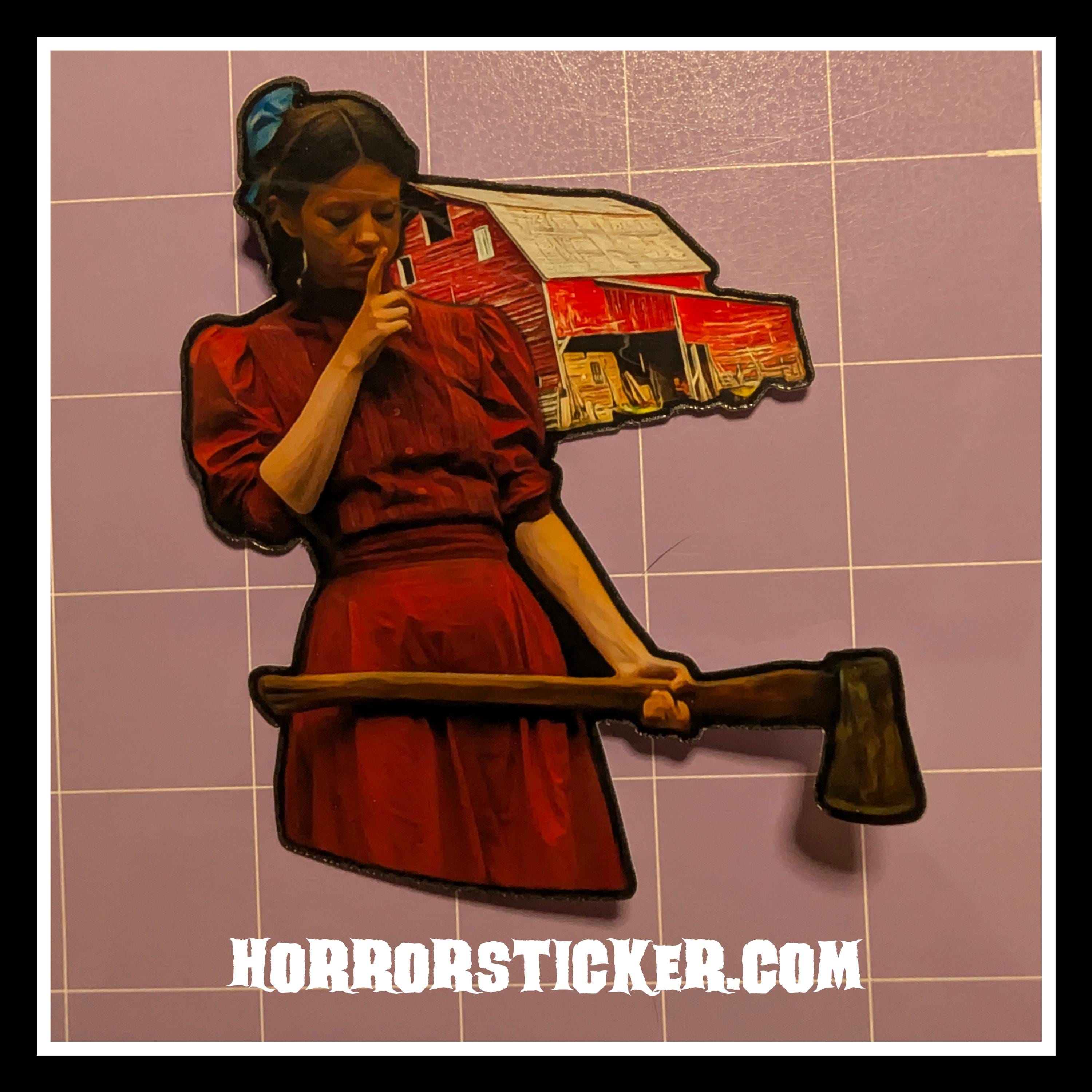 X Trilogy | Horror Die Cut Waterproof Laminated Stickers