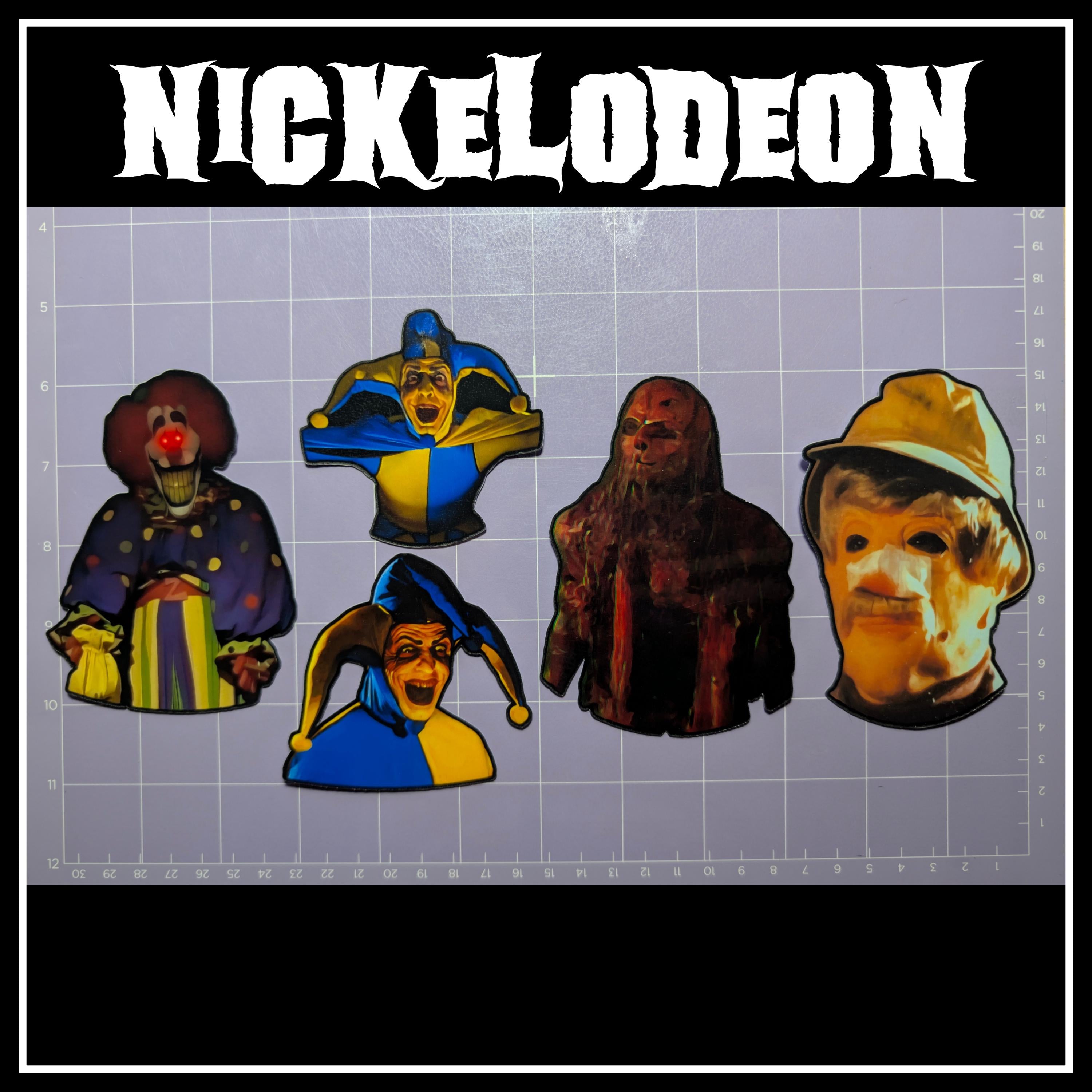 Nickelodeon | Horror Die Cut Waterproof Laminated Stickers