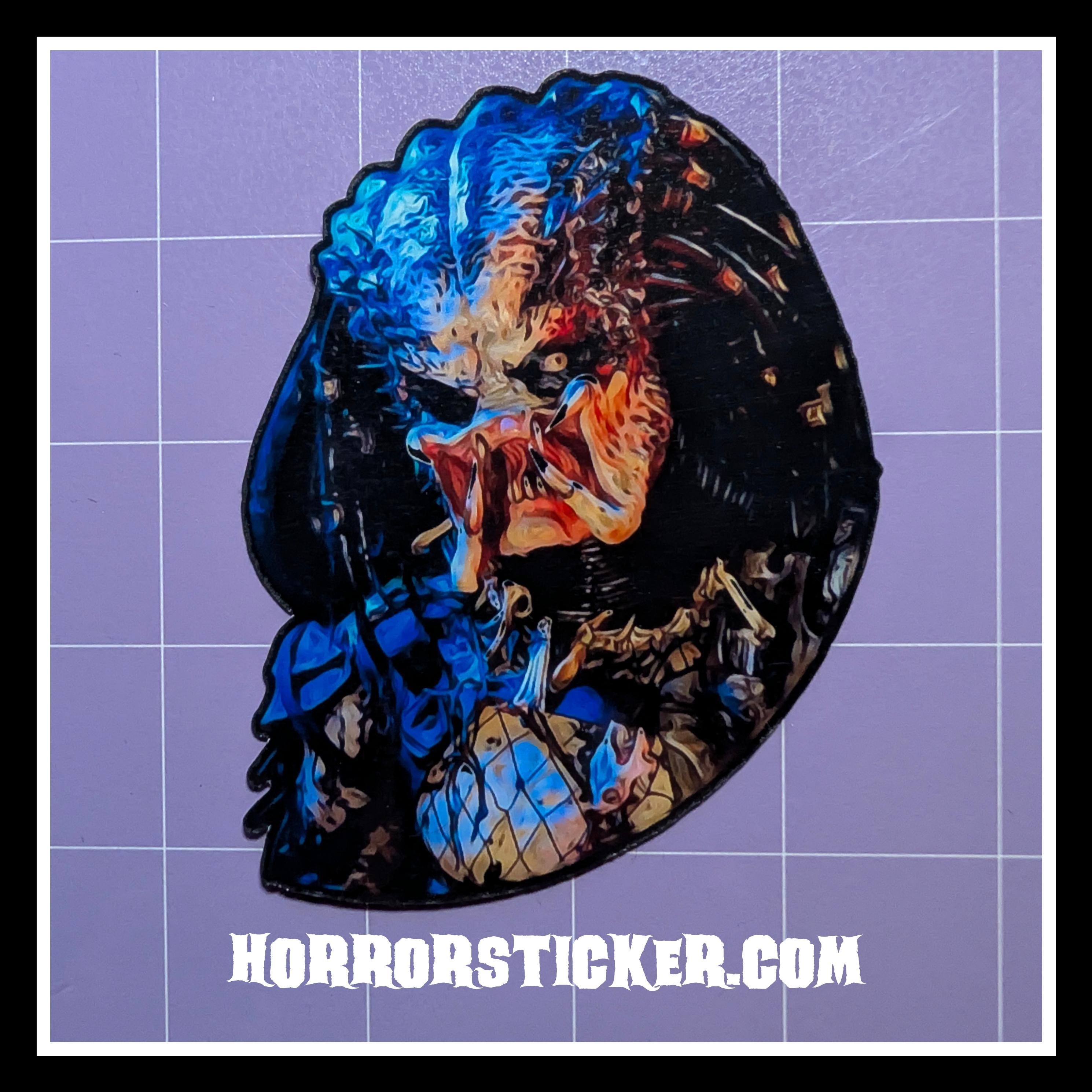Predator | Horror Die Cut Waterproof Laminated Stickers