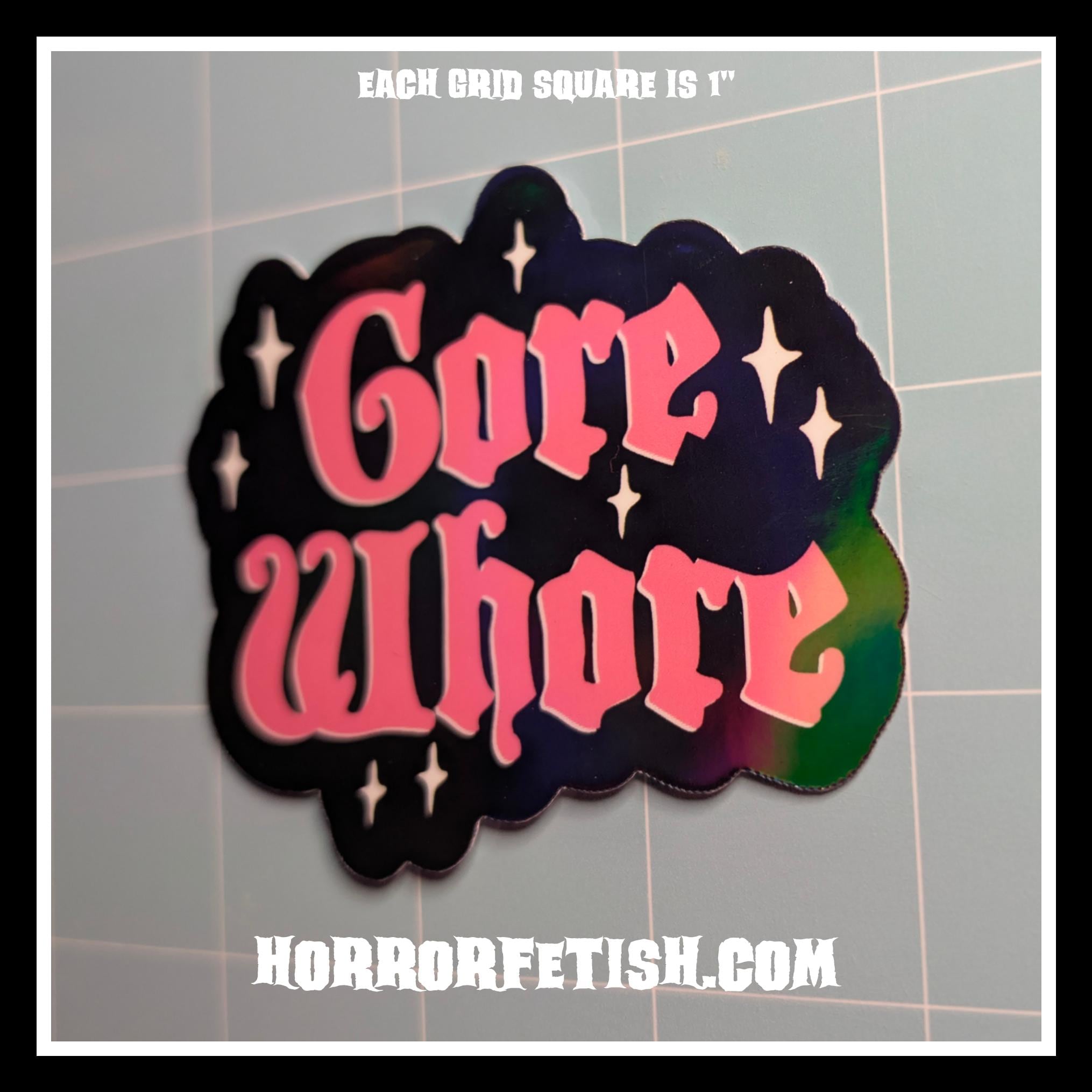 Horror Movie Fan Waterproof Laminated Die Cut Stickers