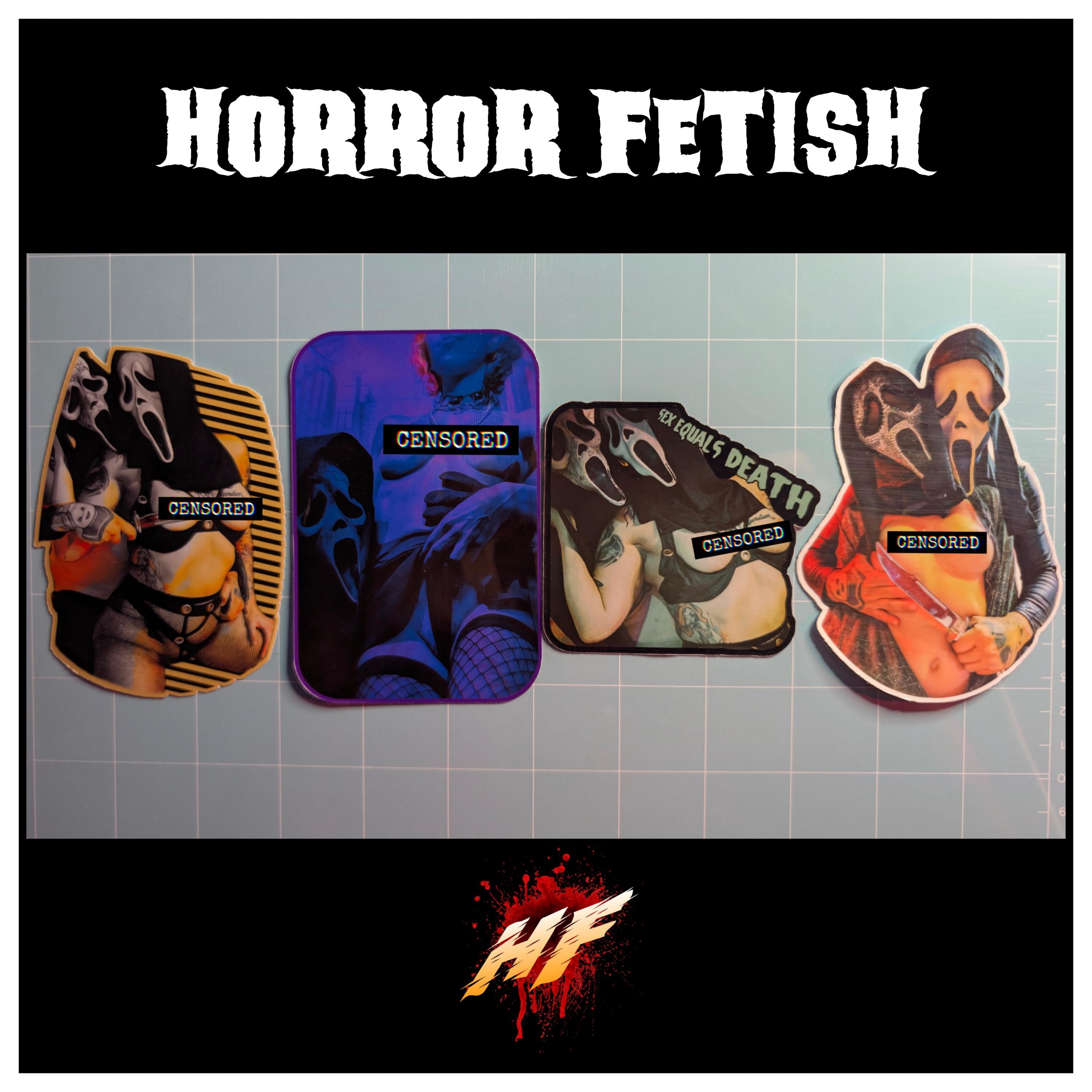 Ghostface | 18+ Horror Cosplay Die Cut Waterproof Laminated Stickers