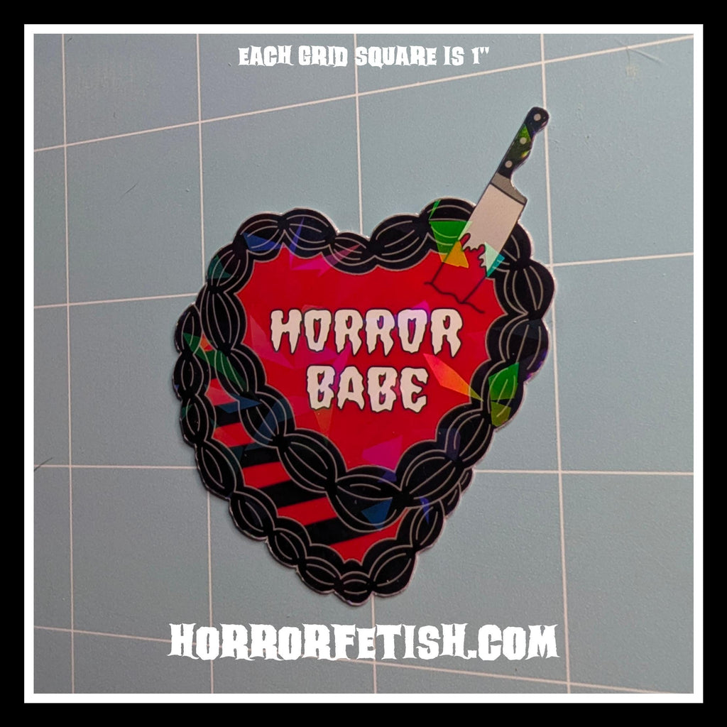 Love of Horror Waterproof Laminated Die Cut Stickers