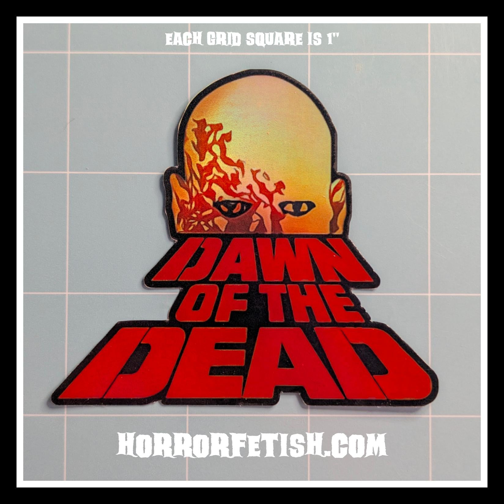 Carrie & Dawn of the Dead | Horror Character Inspired Die Cut Waterproof Laminated Stickers