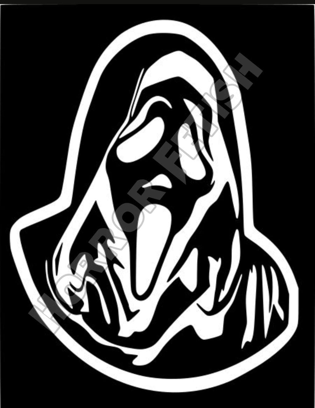 Ghostface | Scream | Vinyl Horror Car Decal