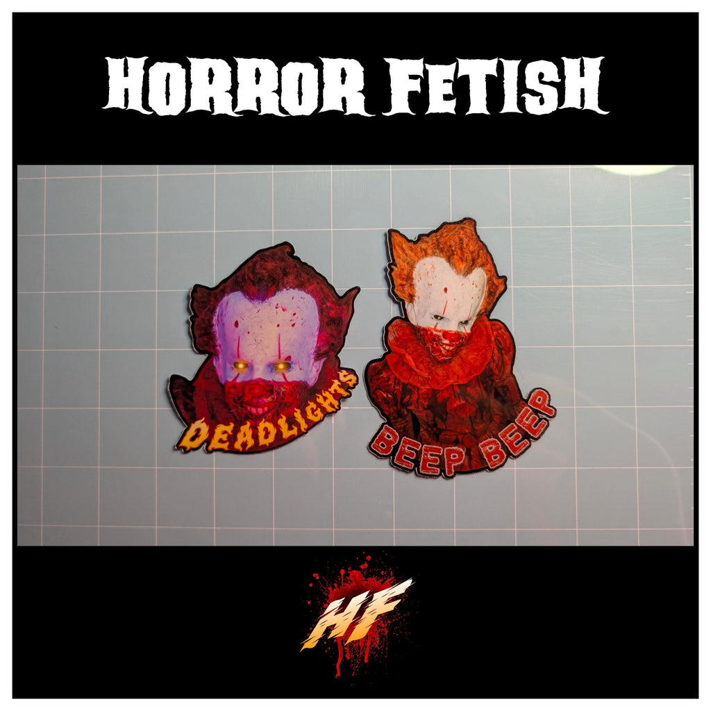 Pennywise | 18+ Horror Cosplay Die Cut Waterproof Laminated Stickers