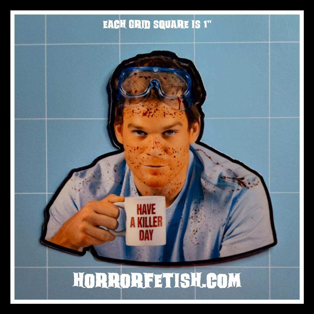 Dexter | Horror Character Inspired Die Cut Waterproof Laminated Stickers