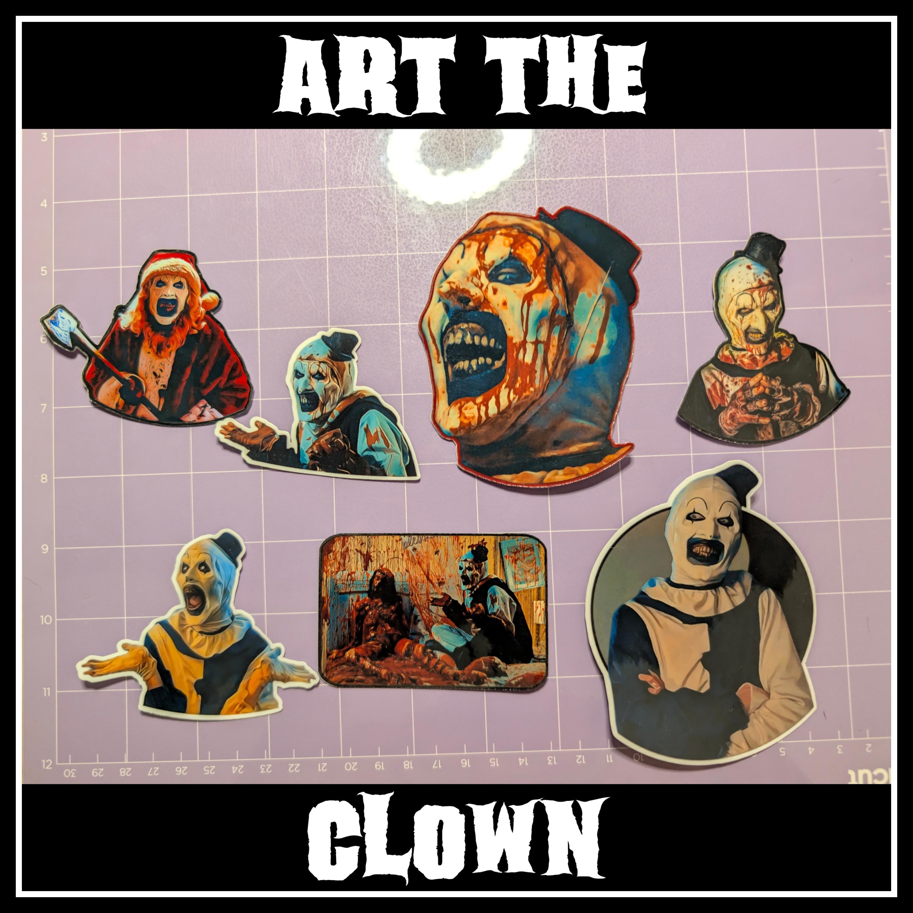 Art the Clown | Horror Die Cut Waterproof Laminated Sticker