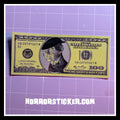 Money Kills | Horror Die Cut Waterproof Laminated Stickers