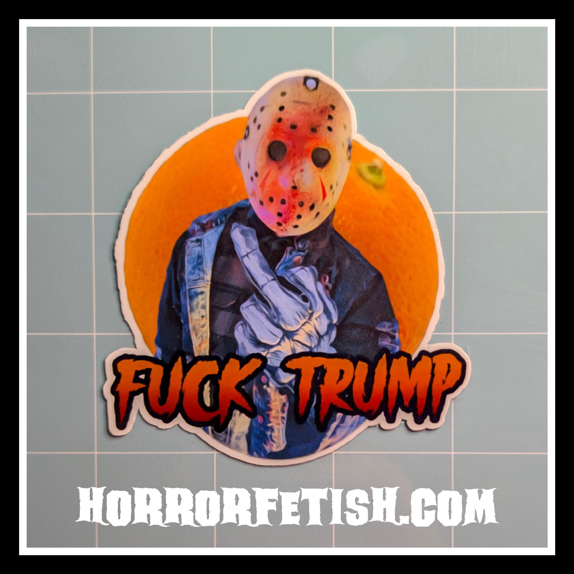 Political | 18+ Horror Cosplay Die Cut Waterproof Laminated Stickers