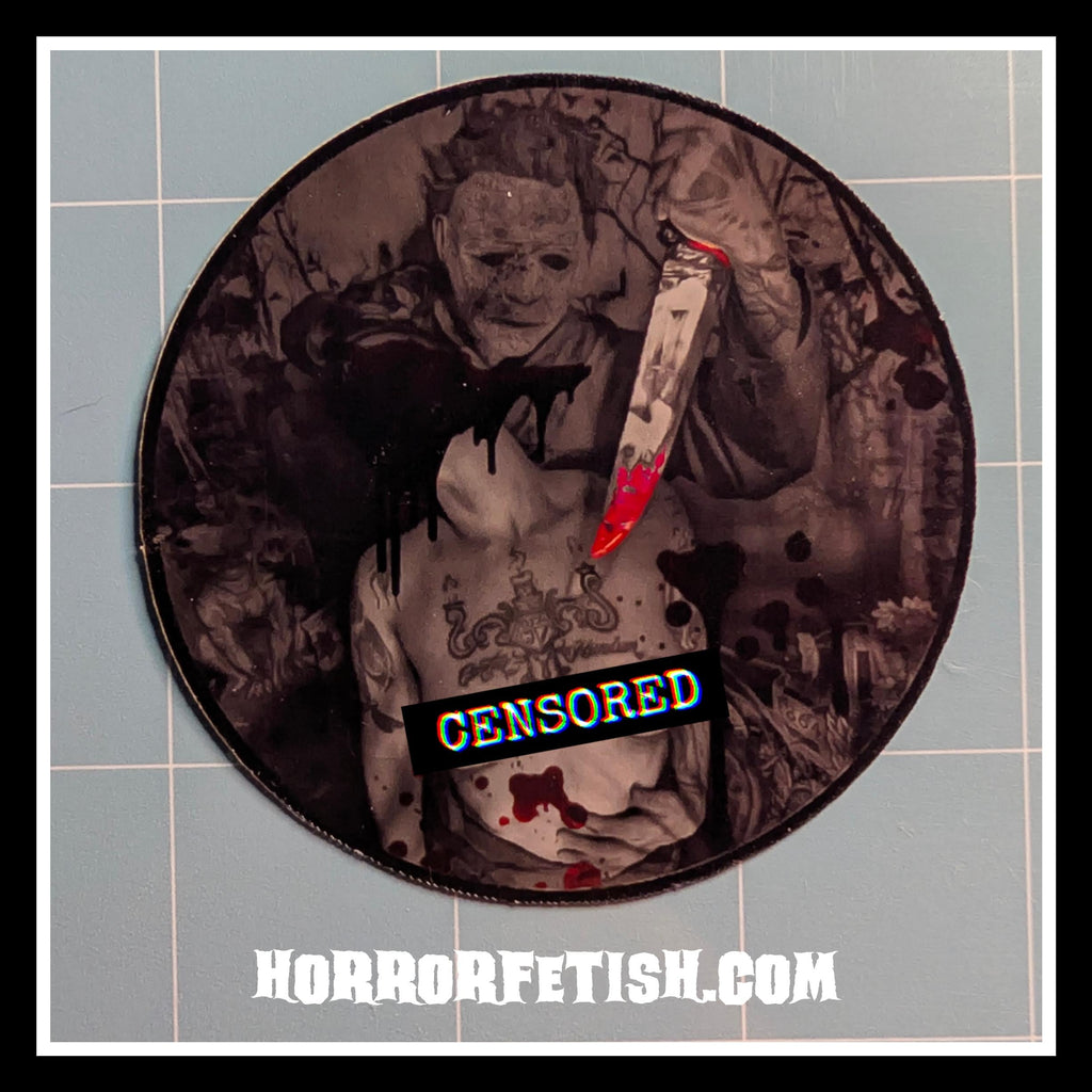 Leatherface and Michael Myers | 18+ Horror Cosplay Die Cut Waterproof Laminated Stickers