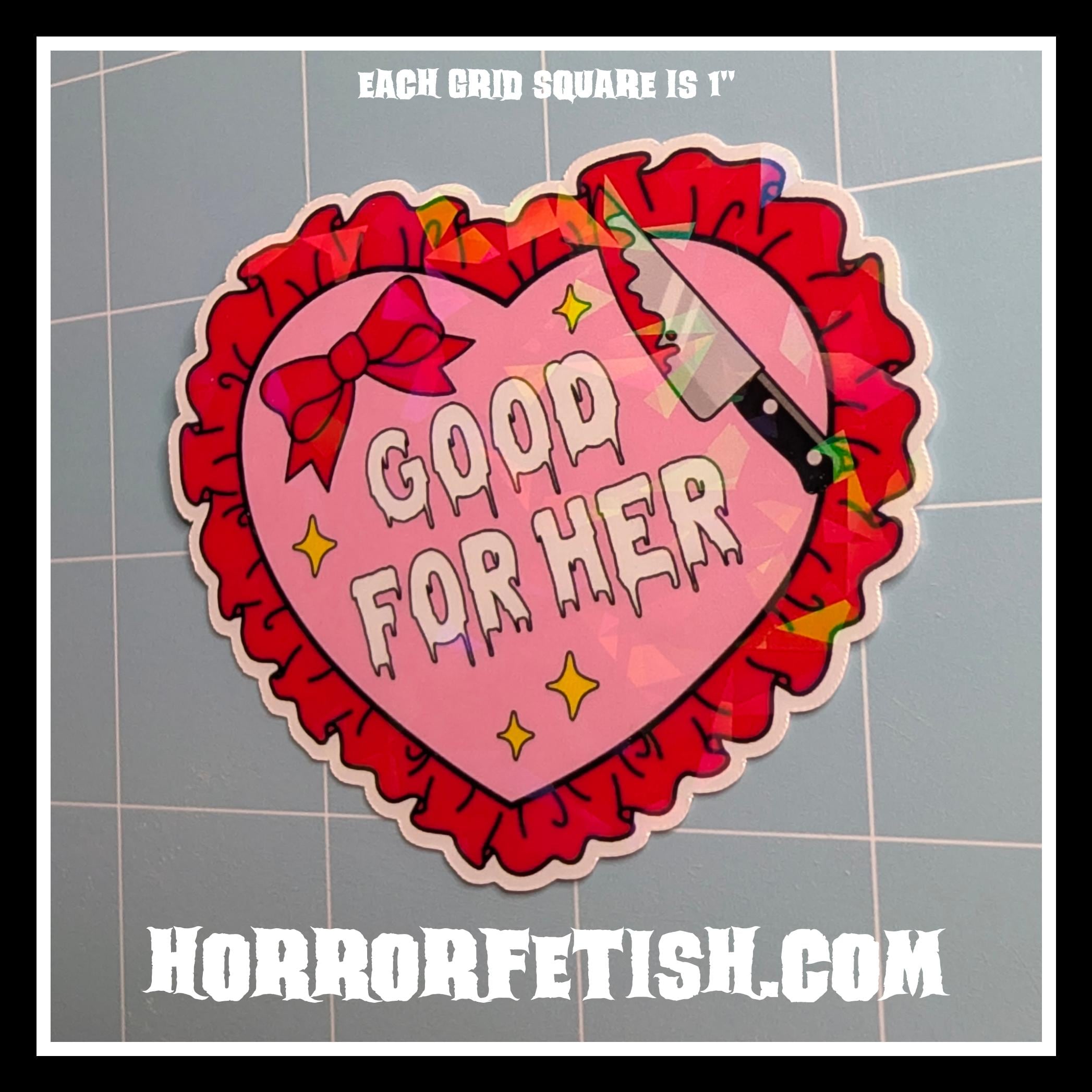 Final Girl Horror Waterproof Laminated Die Cut Stickers