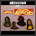 Obsession | Horror Die Cut Waterproof Laminated Stickers