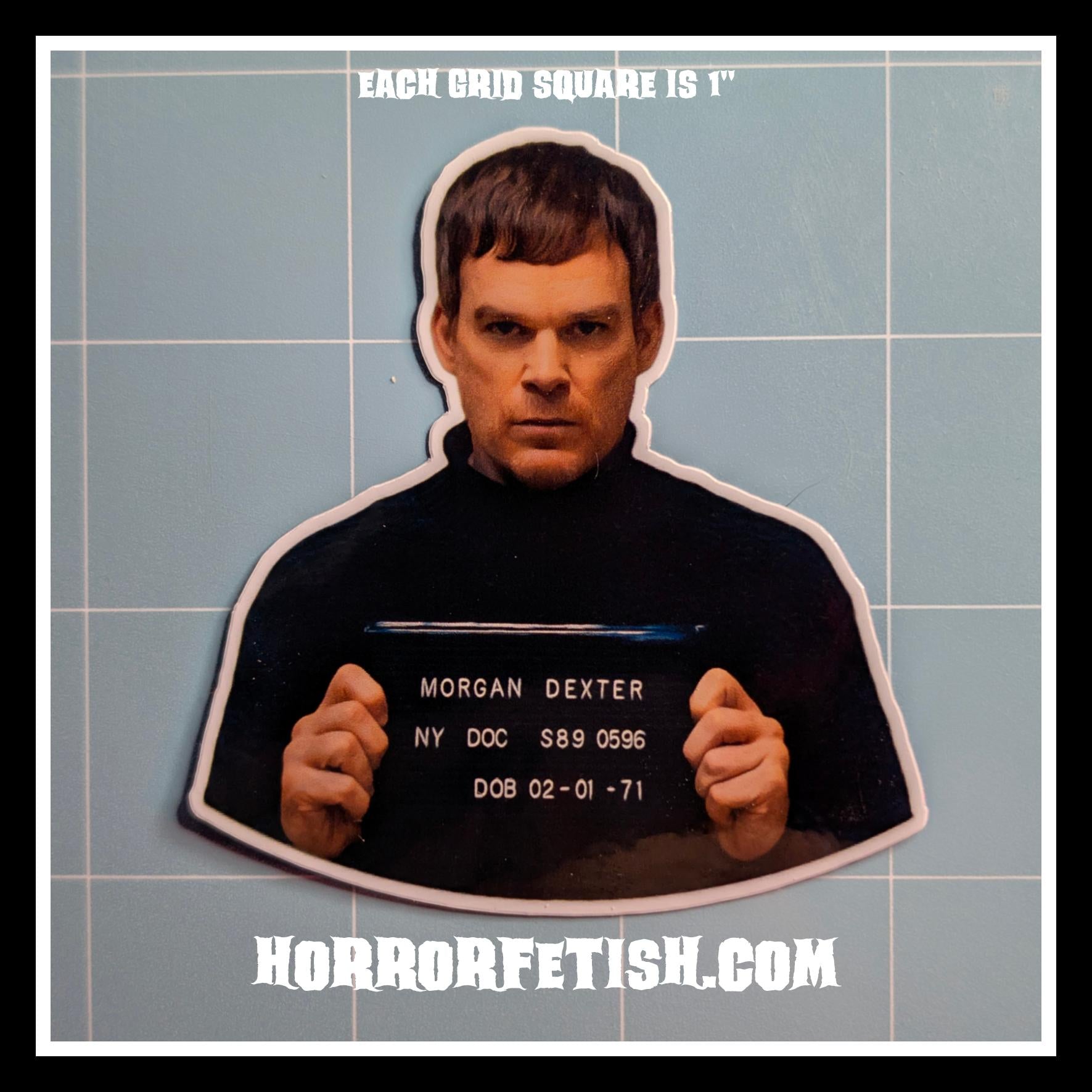 Dexter | Horror Character Inspired Die Cut Waterproof Laminated Stickers