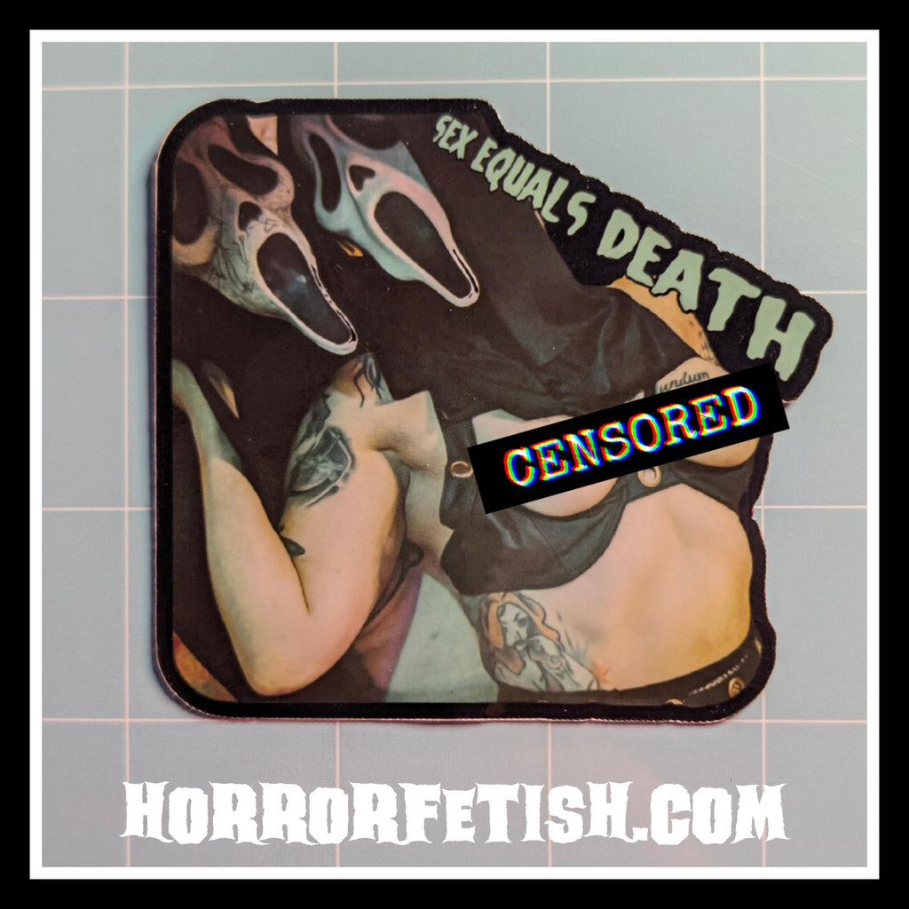 Ghostface | 18+ Horror Cosplay Die Cut Waterproof Laminated Stickers