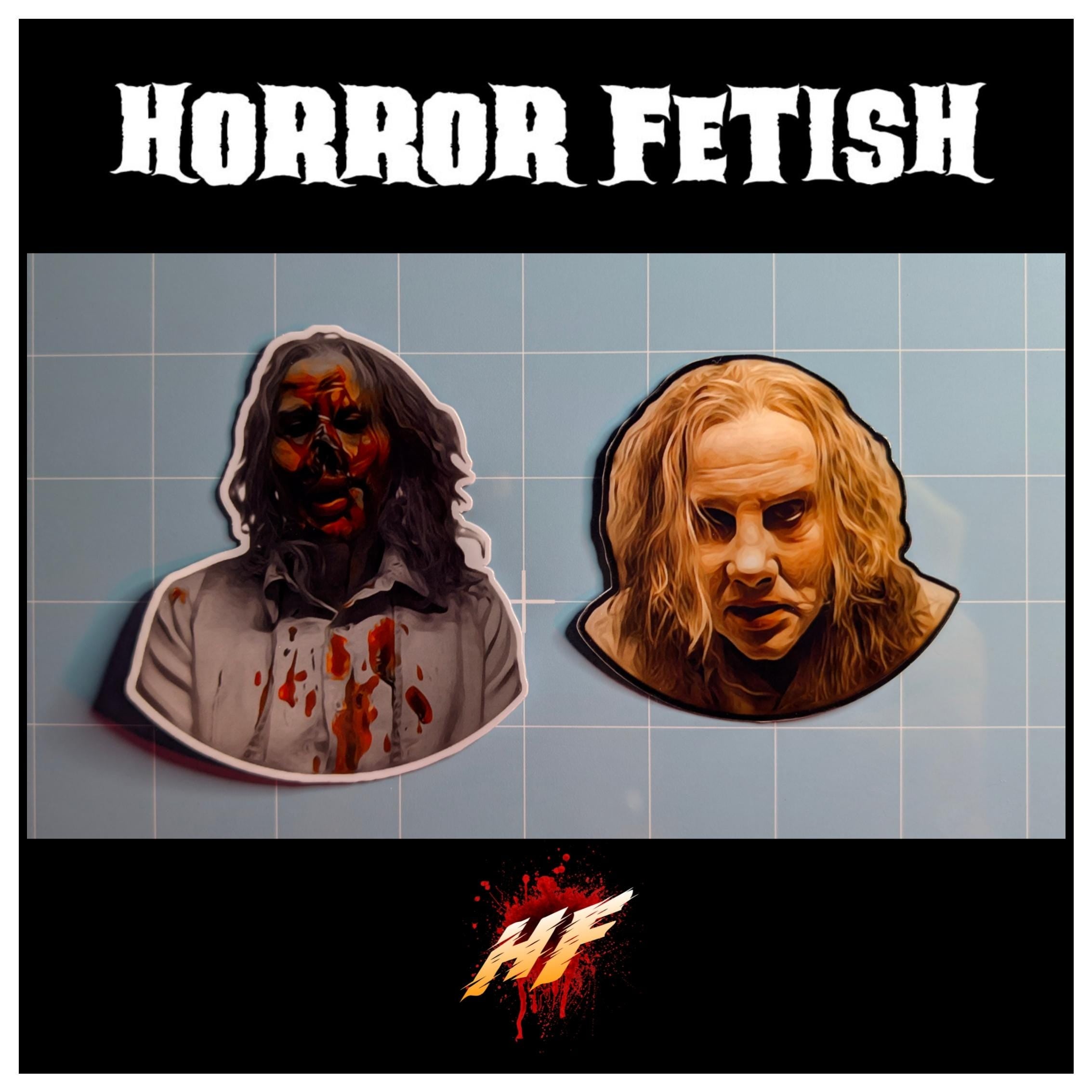 Longlegs | Horror Movie Character Inspired Die Cut Waterproof Laminated Stickers
