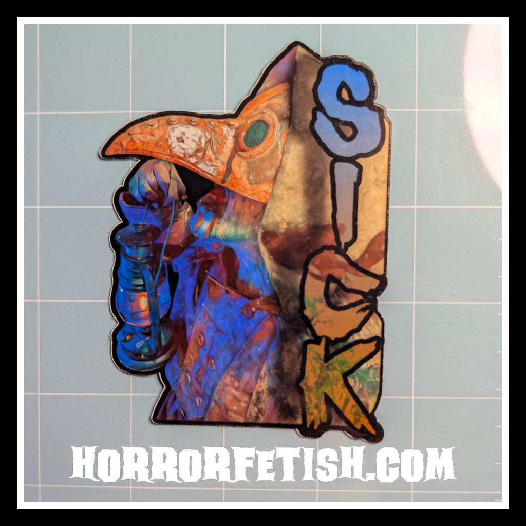 Vampire & Plague Doctor | 18+ Horror Cosplay Die Cut Waterproof Laminated Stickers