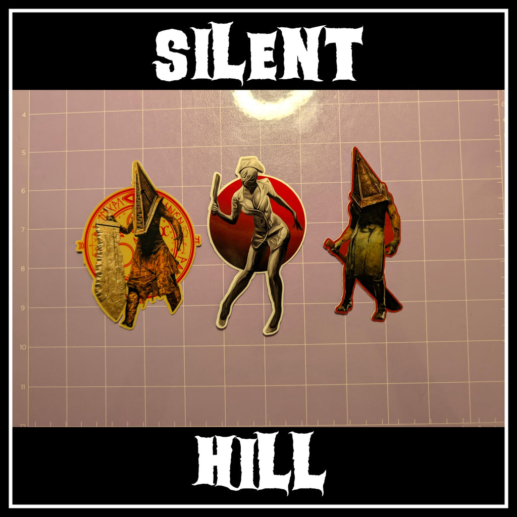 Silent Hill | Horror Die Cut Waterproof Laminated Stickers