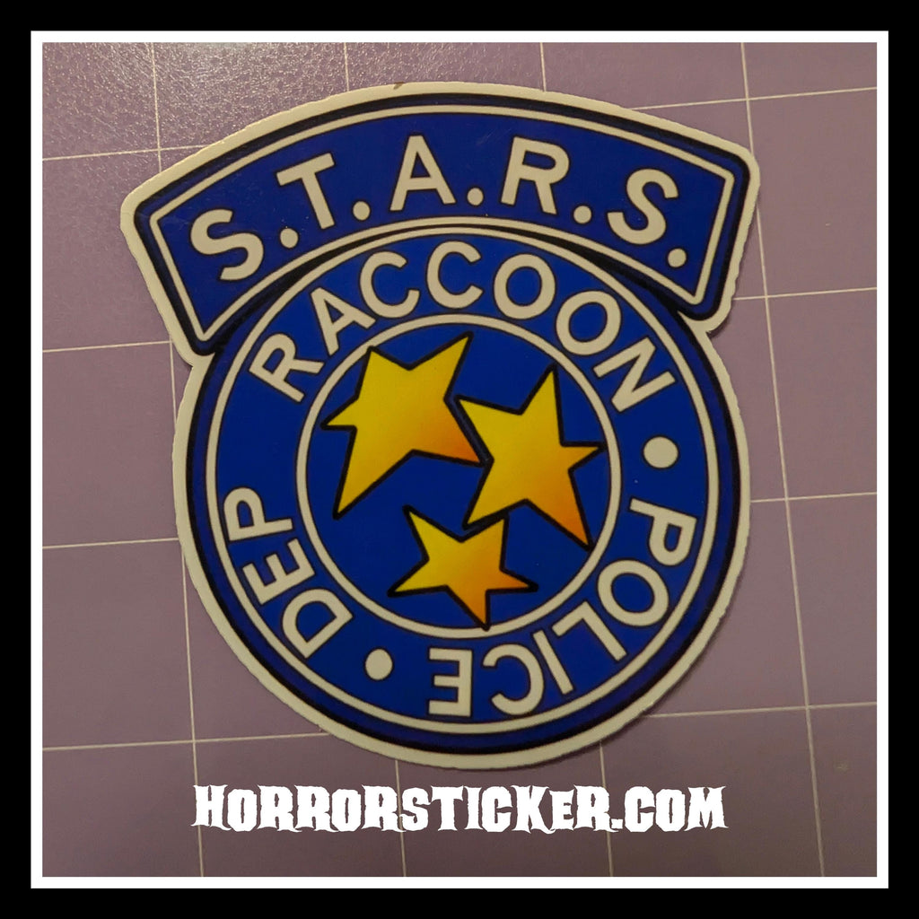 Resident Evil | Horror Die Cut Waterproof Laminated Stickers