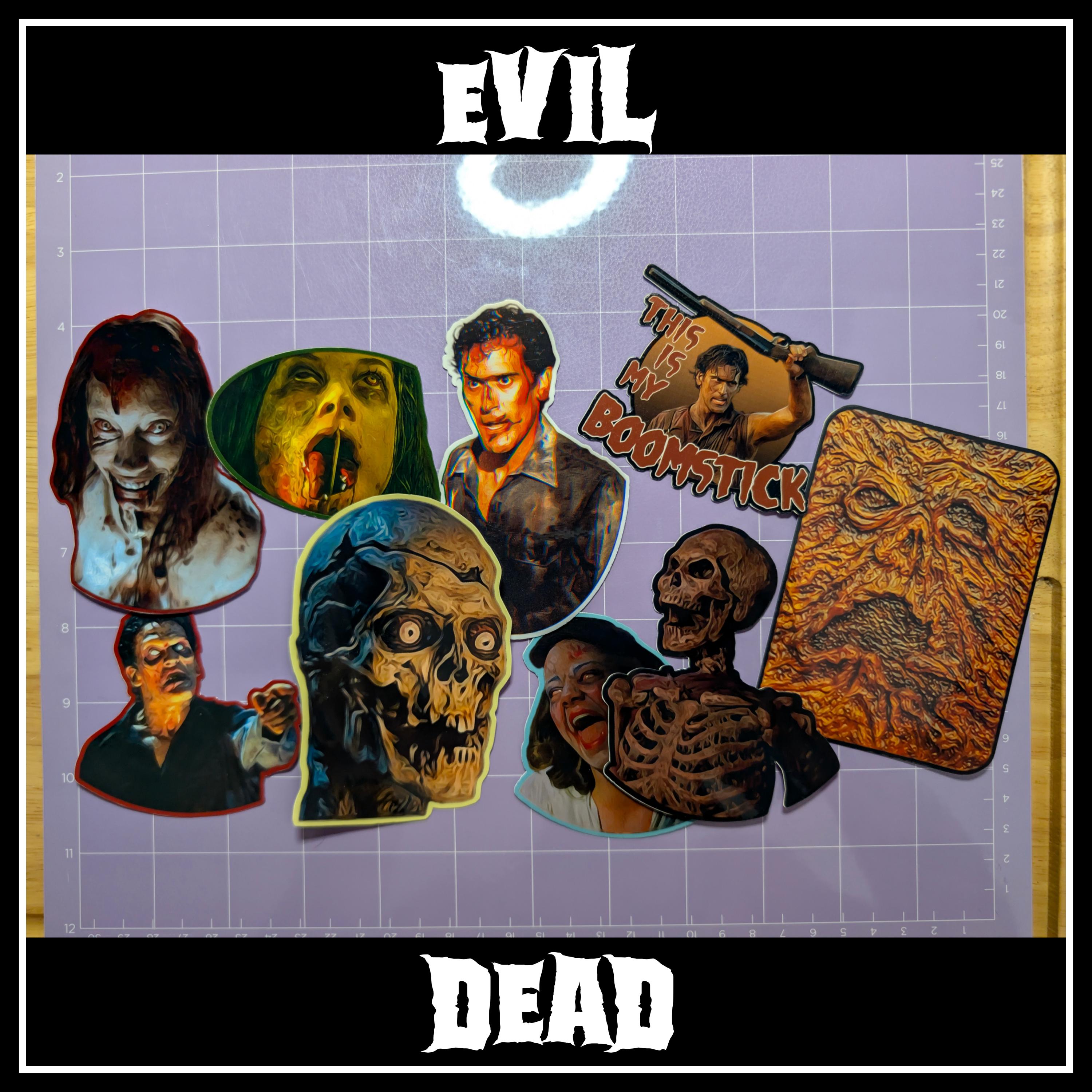 Evil Dead | Horror Die Cut Waterproof Laminated Stickers
