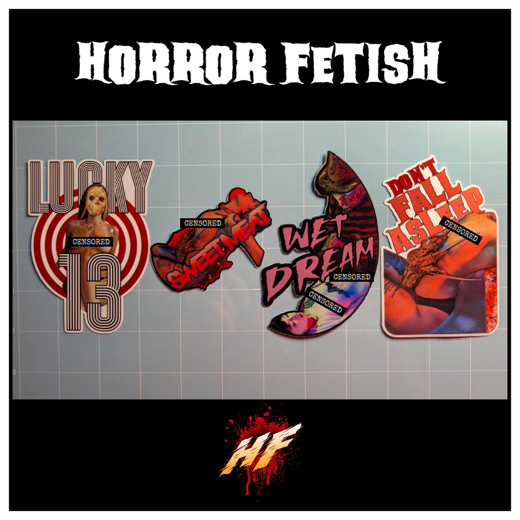 Jason Voorhees and Freddy Krueger | 18+ Horror Cosplay Die Cut Waterproof Laminated Stickers