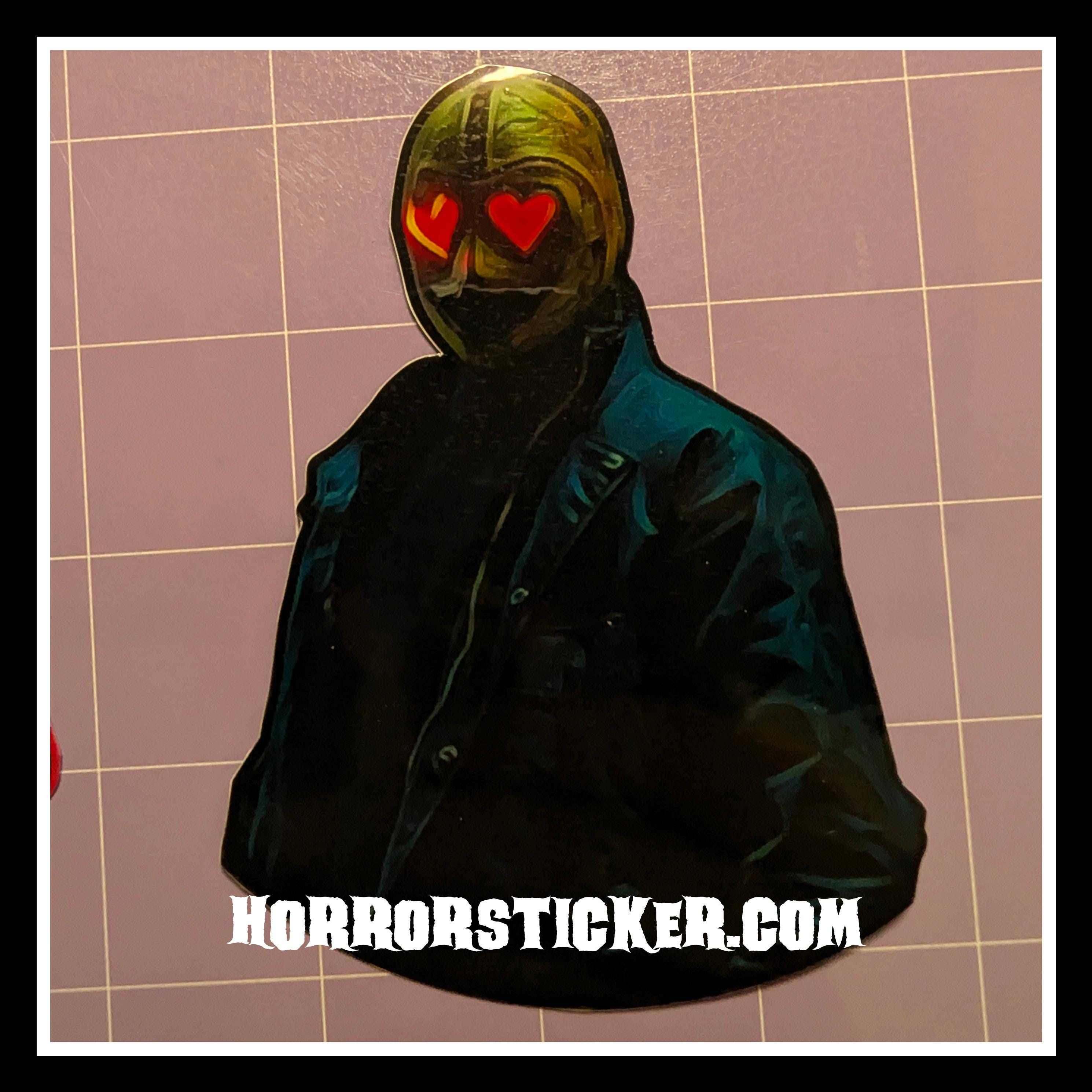 Heart Eyes & Talk to Me | Horror Die Cut Waterproof Laminated Stickers