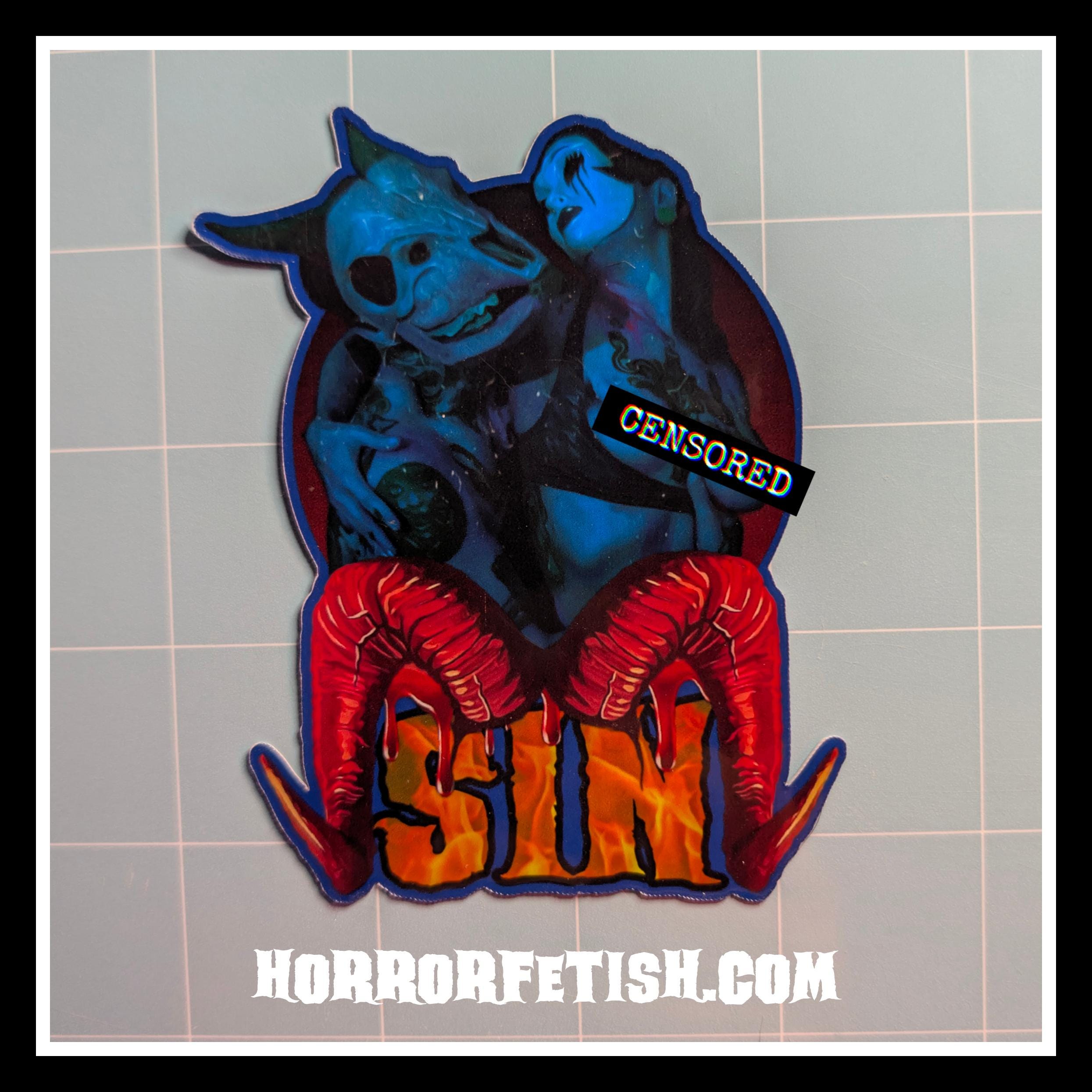 Horror Fetish | 18+ Horror Cosplay Die Cut Waterproof Laminated Stickers