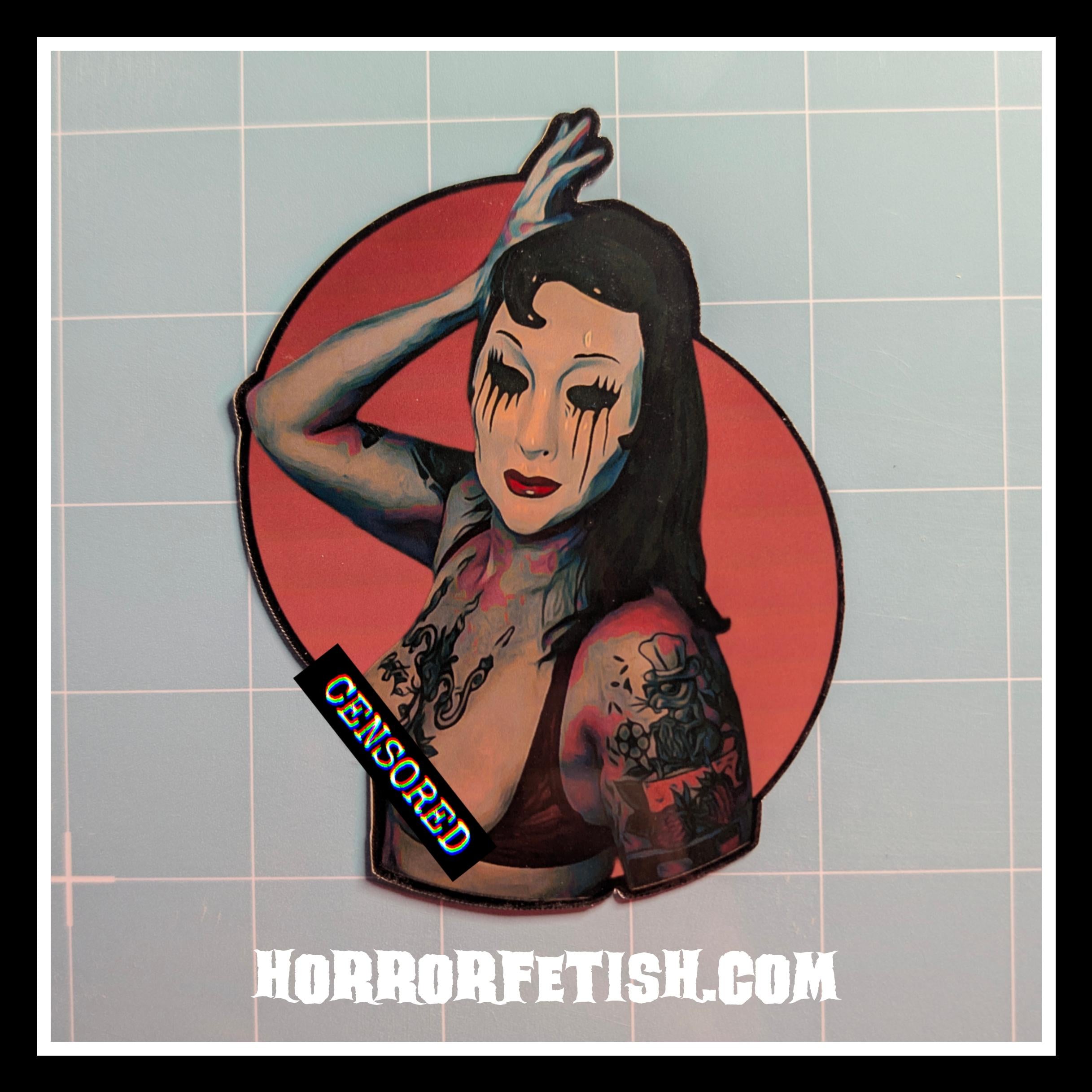 Horror Fetish | 18+ Horror Cosplay Die Cut Waterproof Laminated Stickers