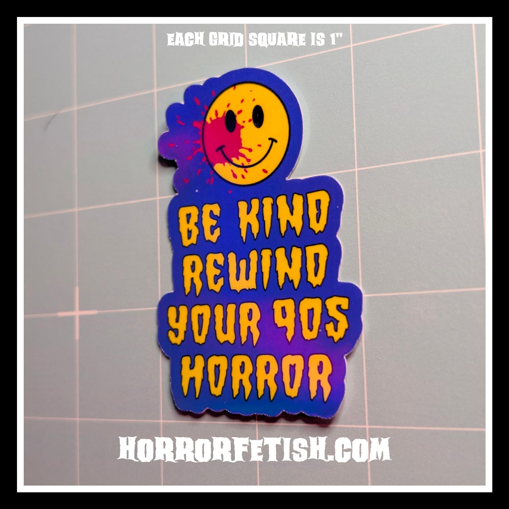 Horror Nerd Waterproof Laminated Die Cut Stickers