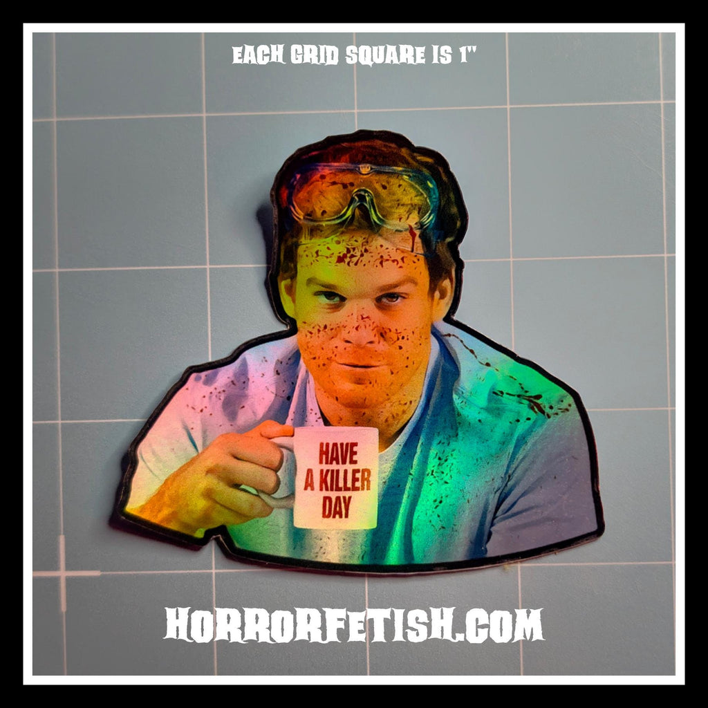 Dexter | Horror Character Inspired Die Cut Waterproof Laminated Stickers
