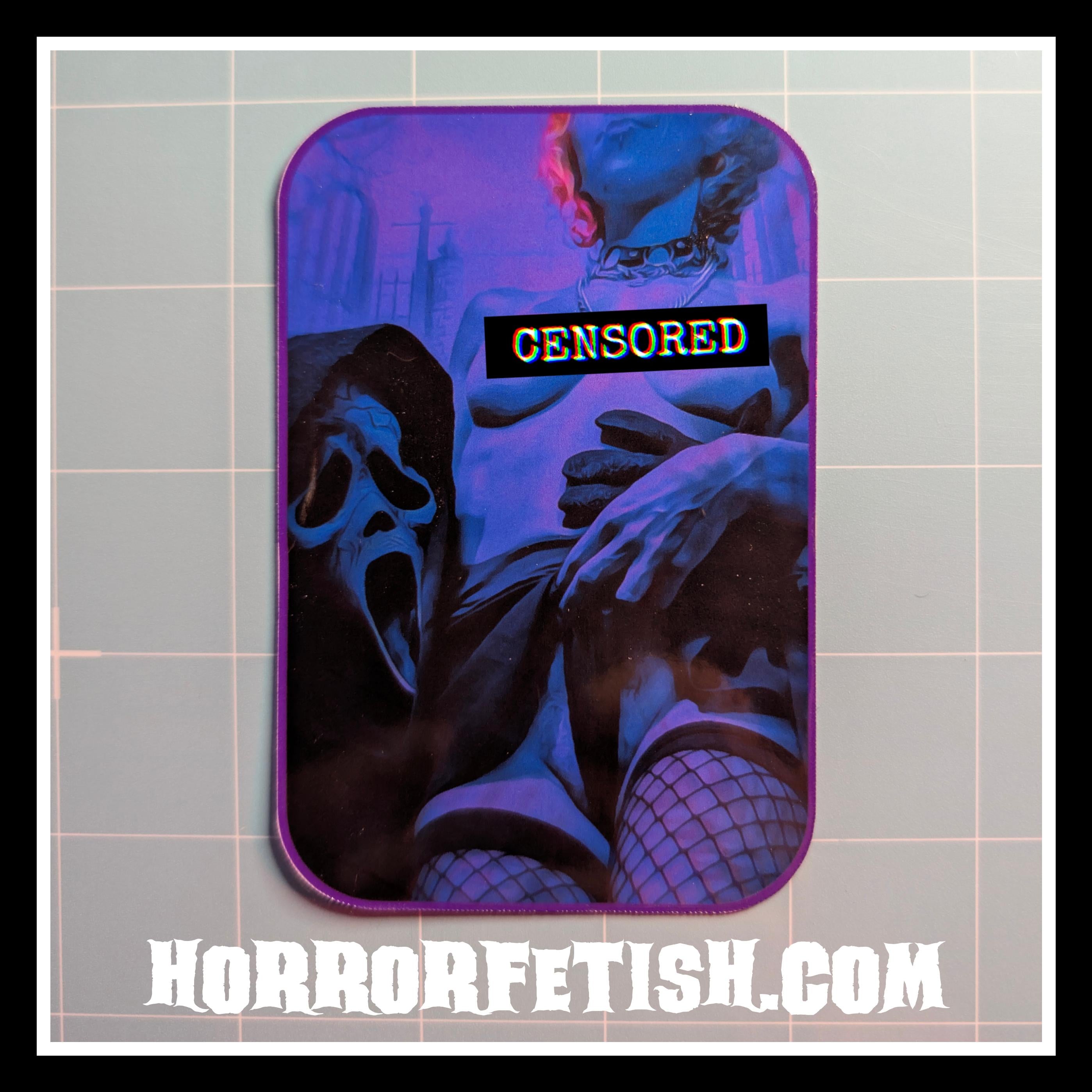 Ghostface | 18+ Horror Cosplay Die Cut Waterproof Laminated Stickers