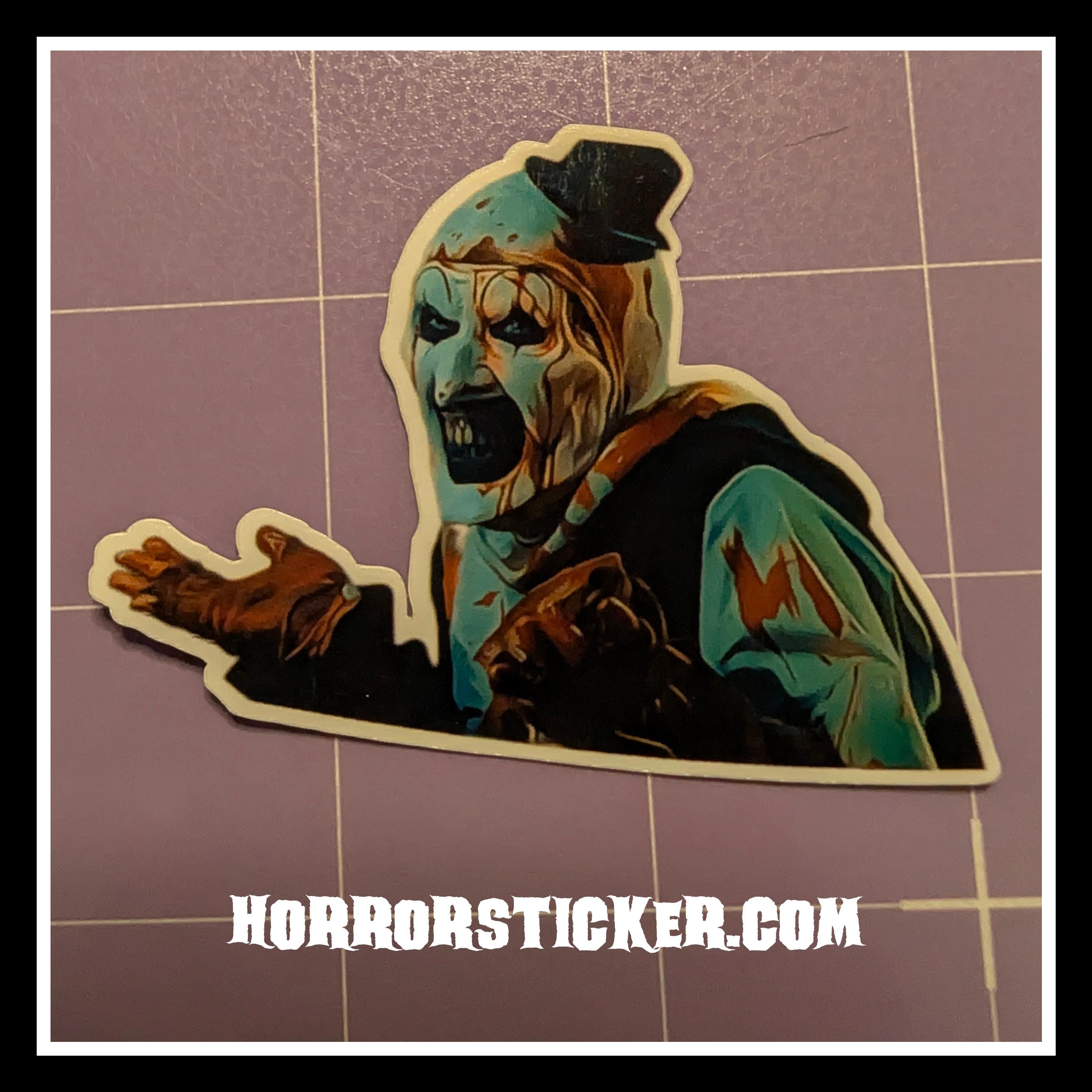 Art the Clown | Horror Die Cut Waterproof Laminated Sticker