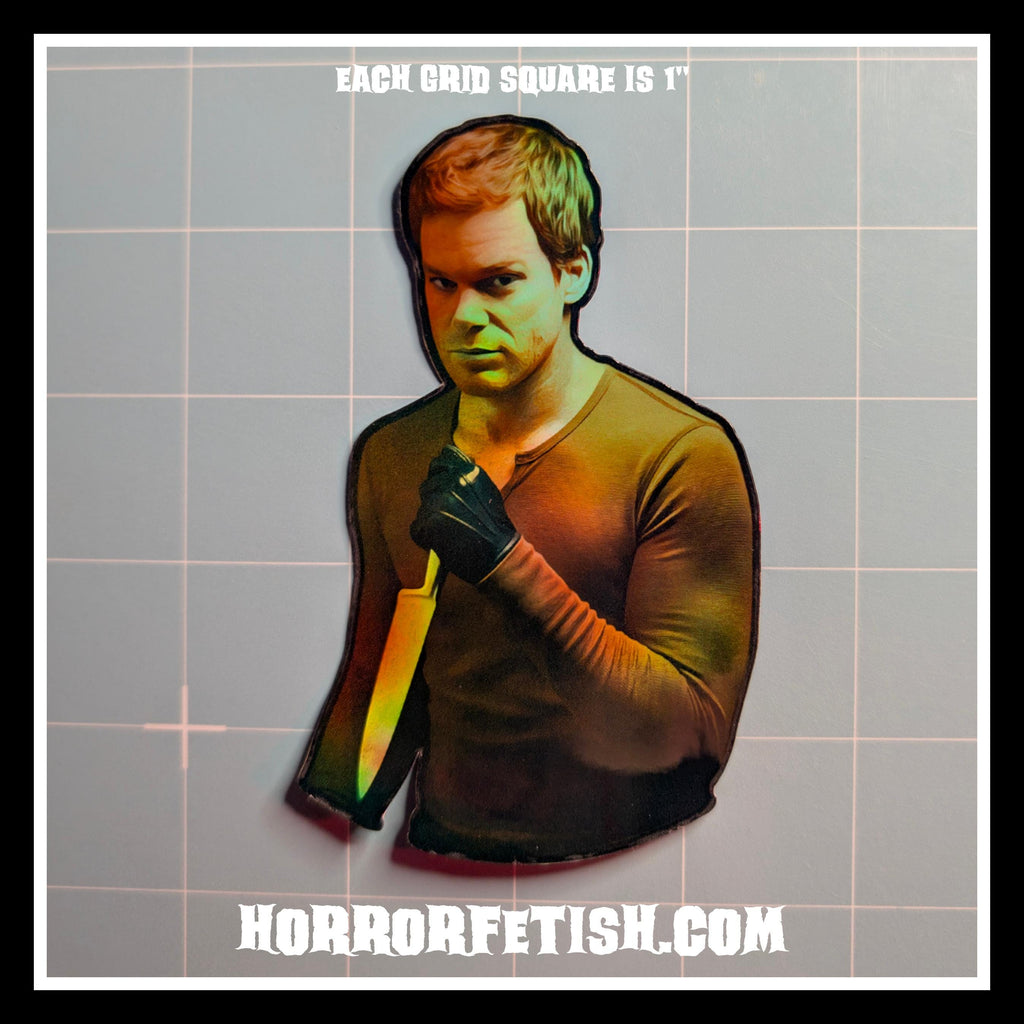 Dexter | Horror Character Inspired Die Cut Waterproof Laminated Stickers