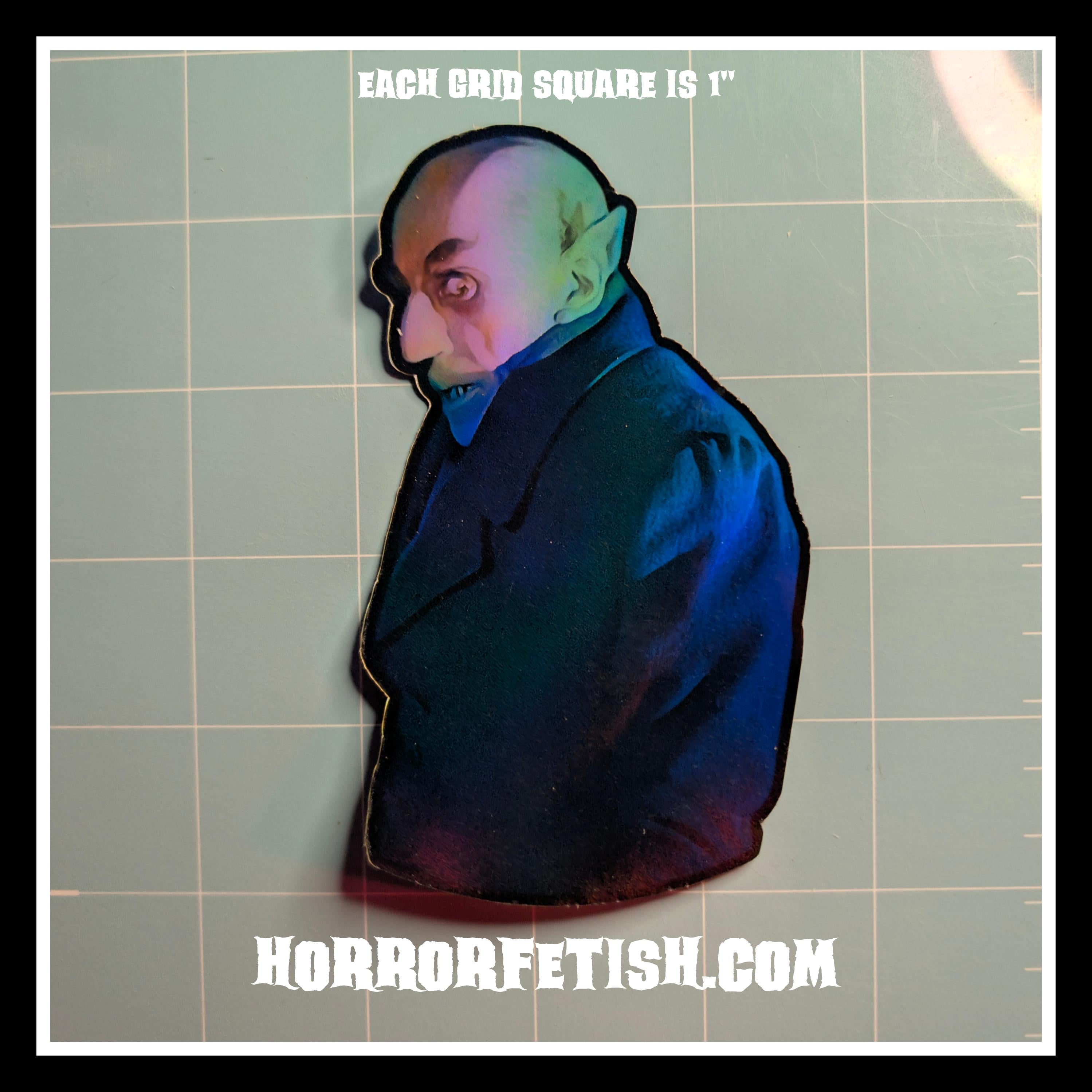 Nosferatu 1922 Horror Movie Character Die Cut Waterproof Laminated Stickers