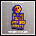 Horror Nerd Waterproof Laminated Die Cut Stickers