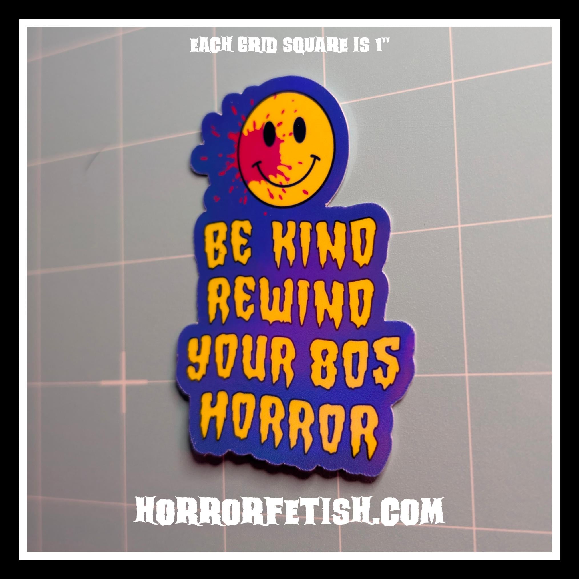 Horror Nerd Waterproof Laminated Die Cut Stickers