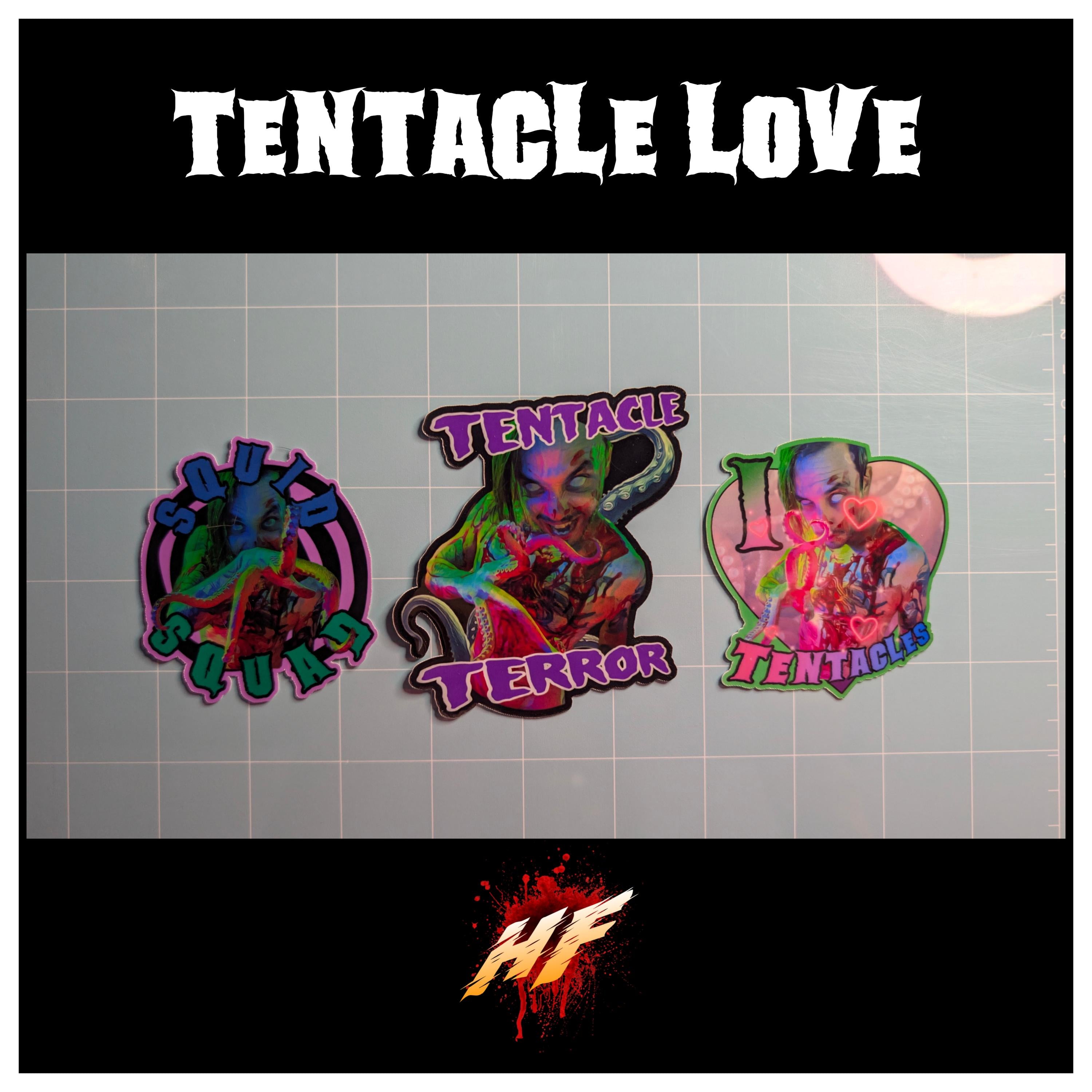 Tentacle Lover | 18+ Horror Cosplay Die Cut Waterproof Laminated Stickers