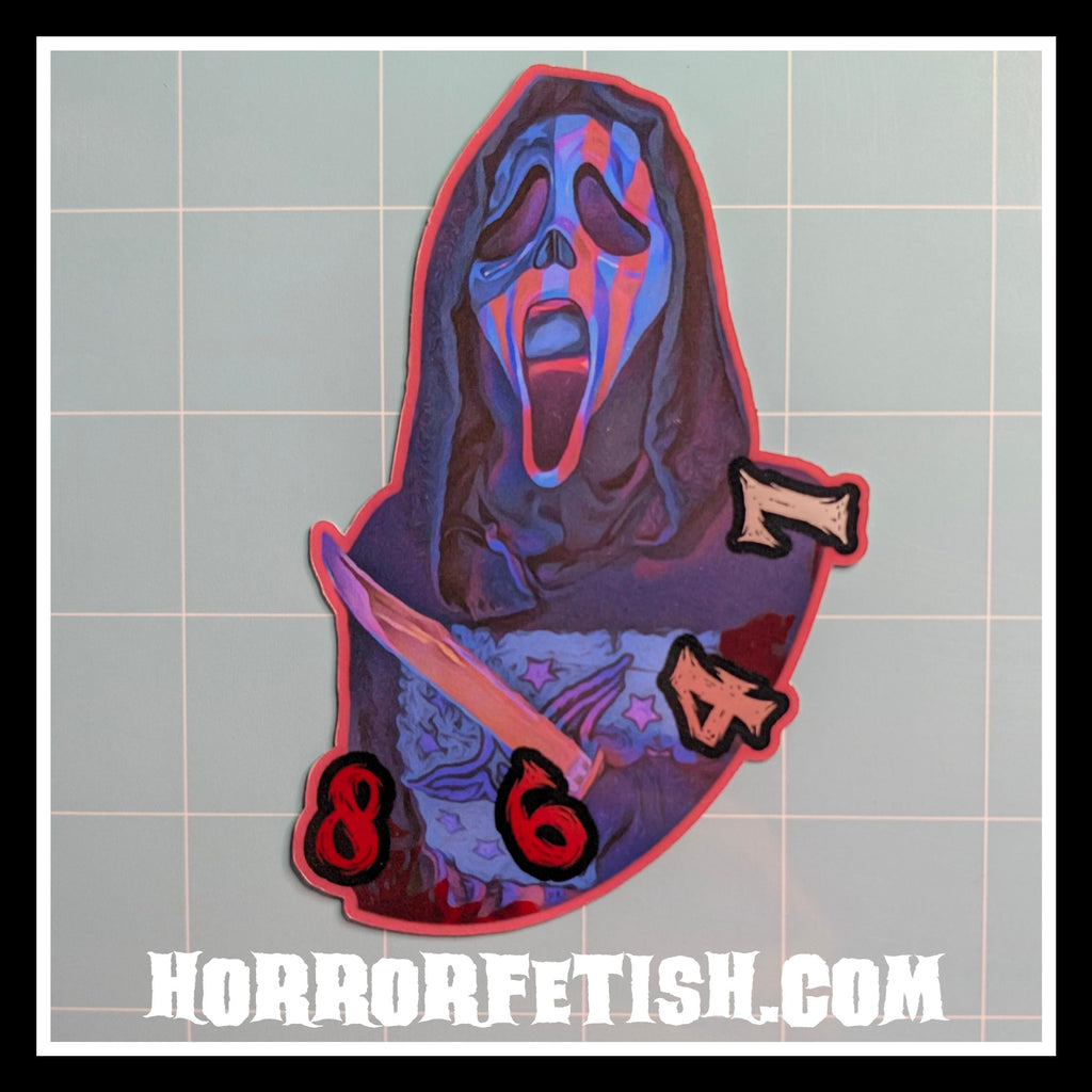 Political | 18+ Horror Cosplay Die Cut Waterproof Laminated Stickers