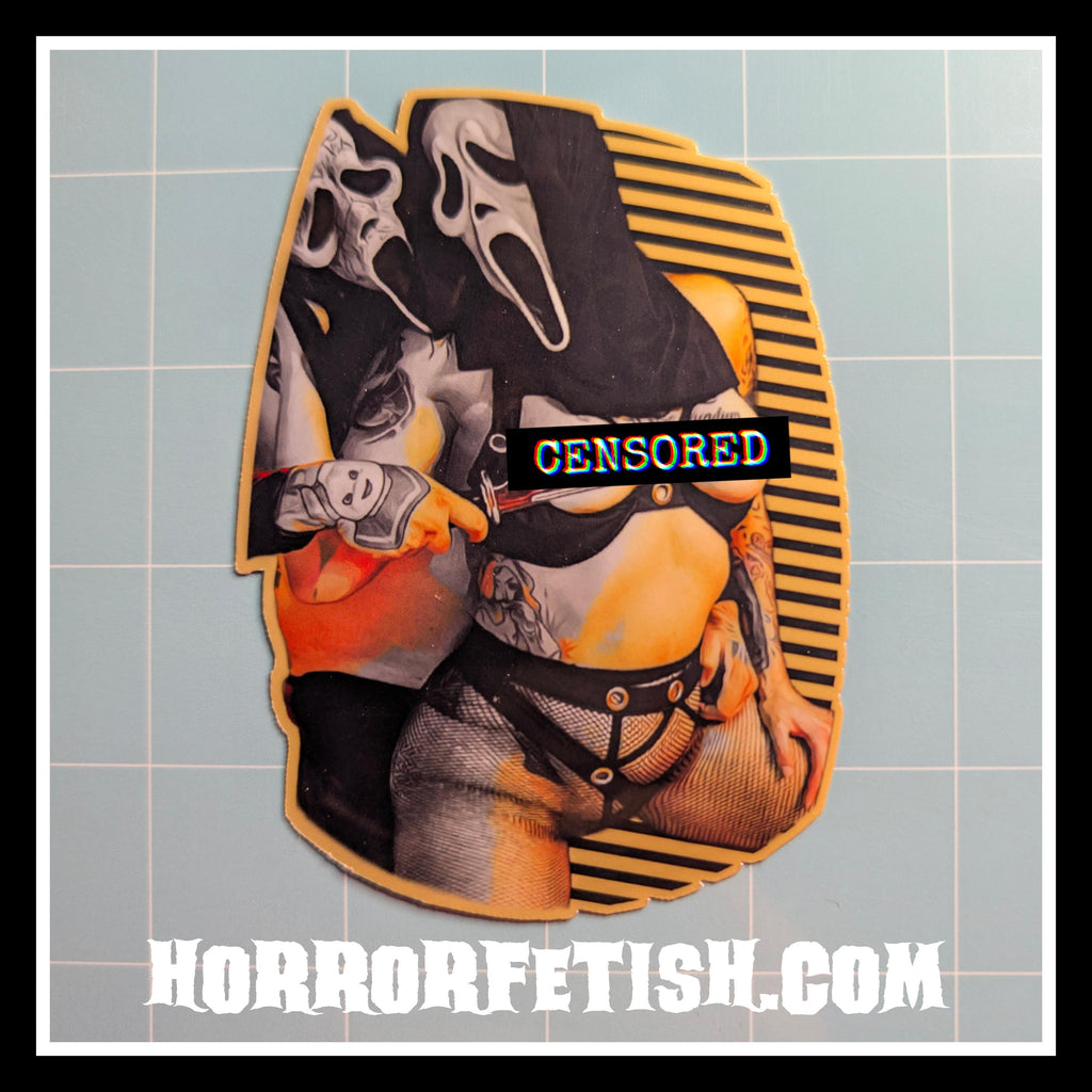 Ghostface | 18+ Horror Cosplay Die Cut Waterproof Laminated Stickers