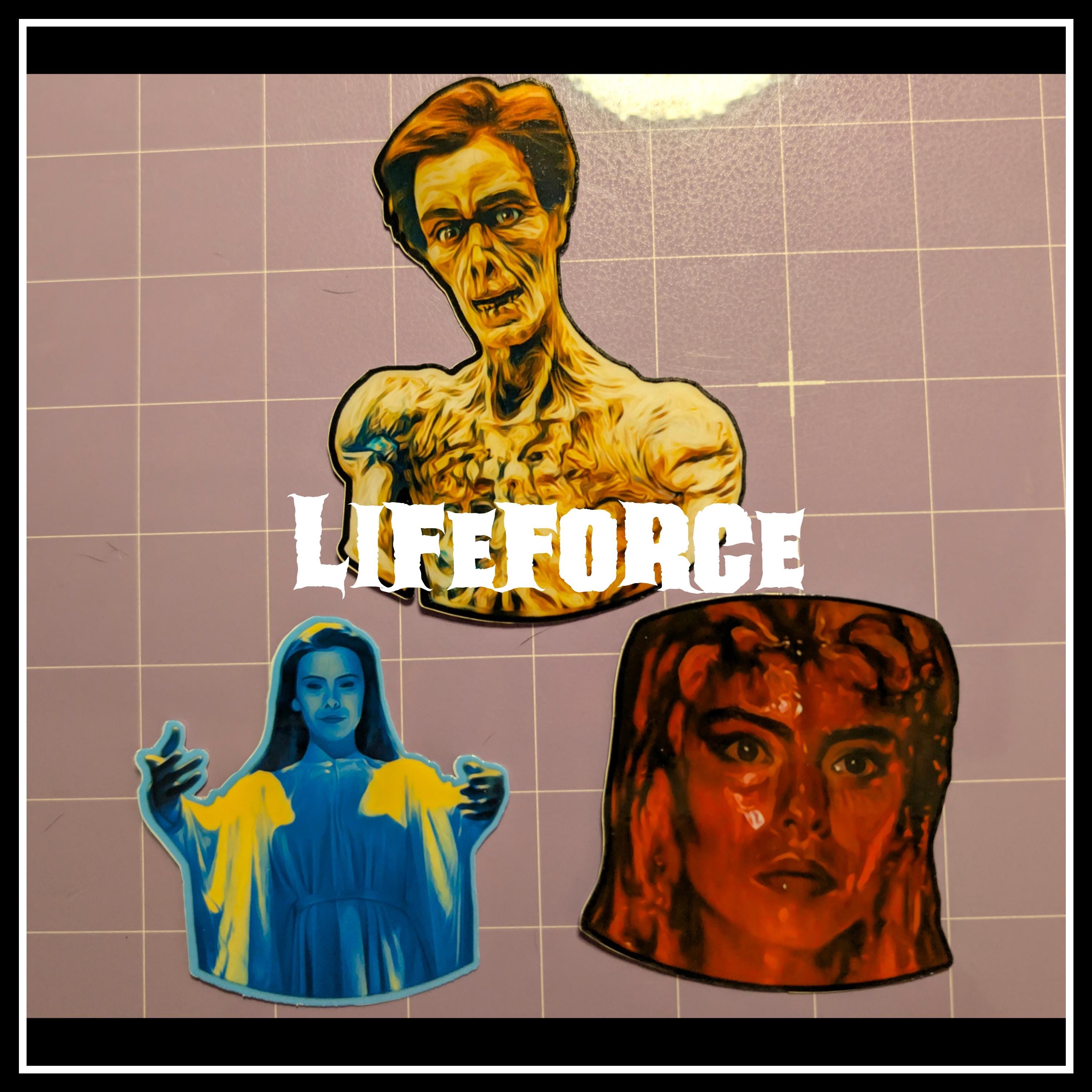 Lifeforce | Horror Die Cut Waterproof Laminated Stickers