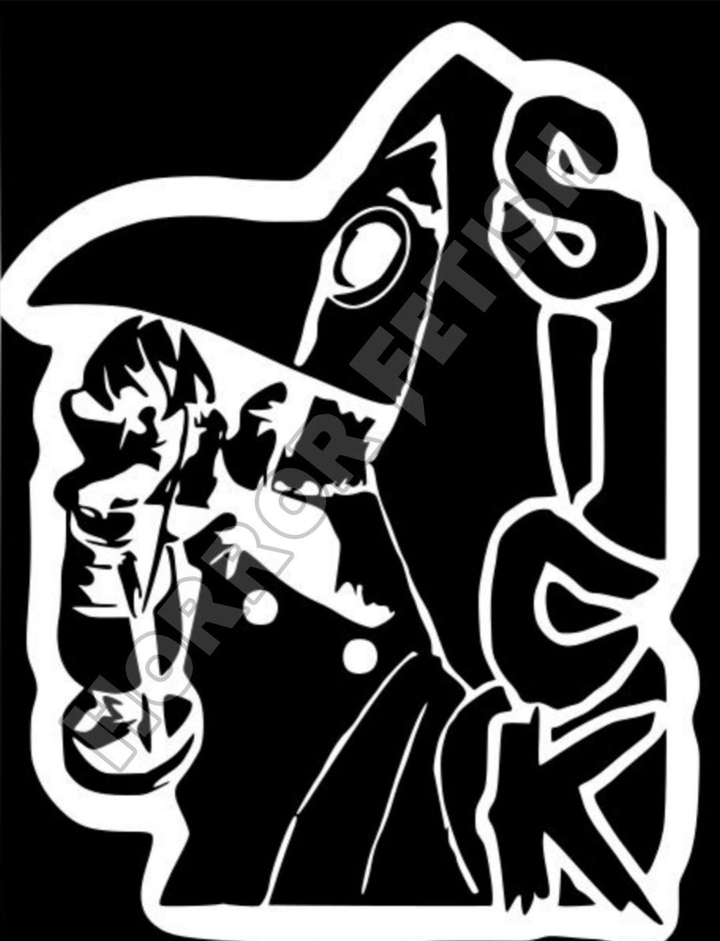 SICK | Plague Doctor | Vinyl Horror Car Decal