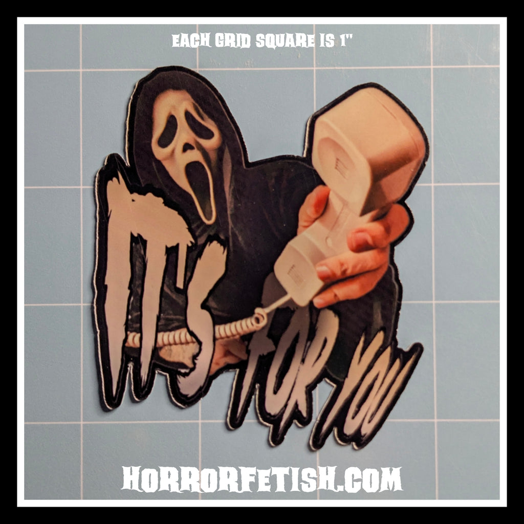 Ghostface Set 6 | 18+ Horror Cosplay Die Cut Waterproof Laminated Stickers