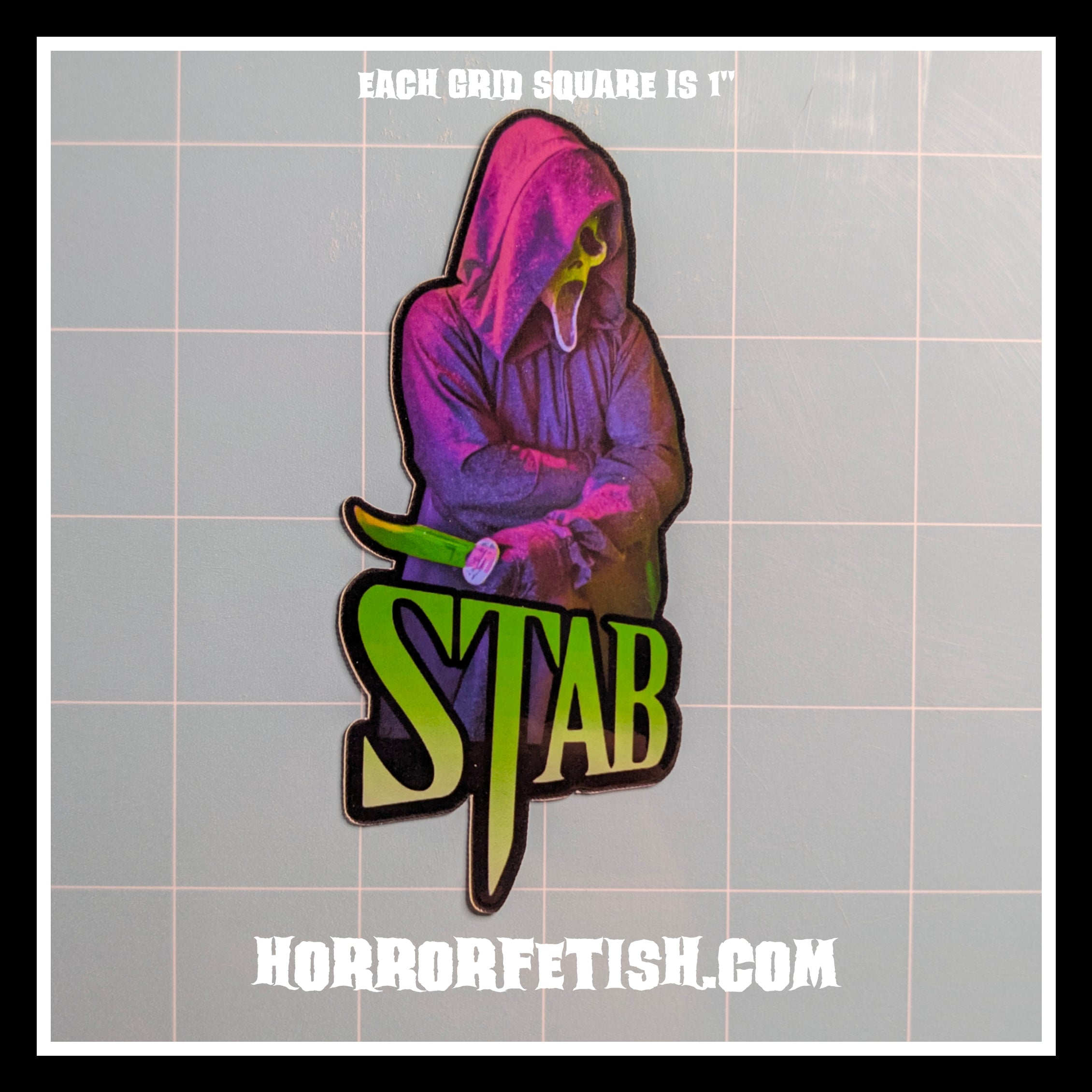 Ghostface Set 4 | 18+ Horror Cosplay Die Cut Waterproof Laminated Stickers