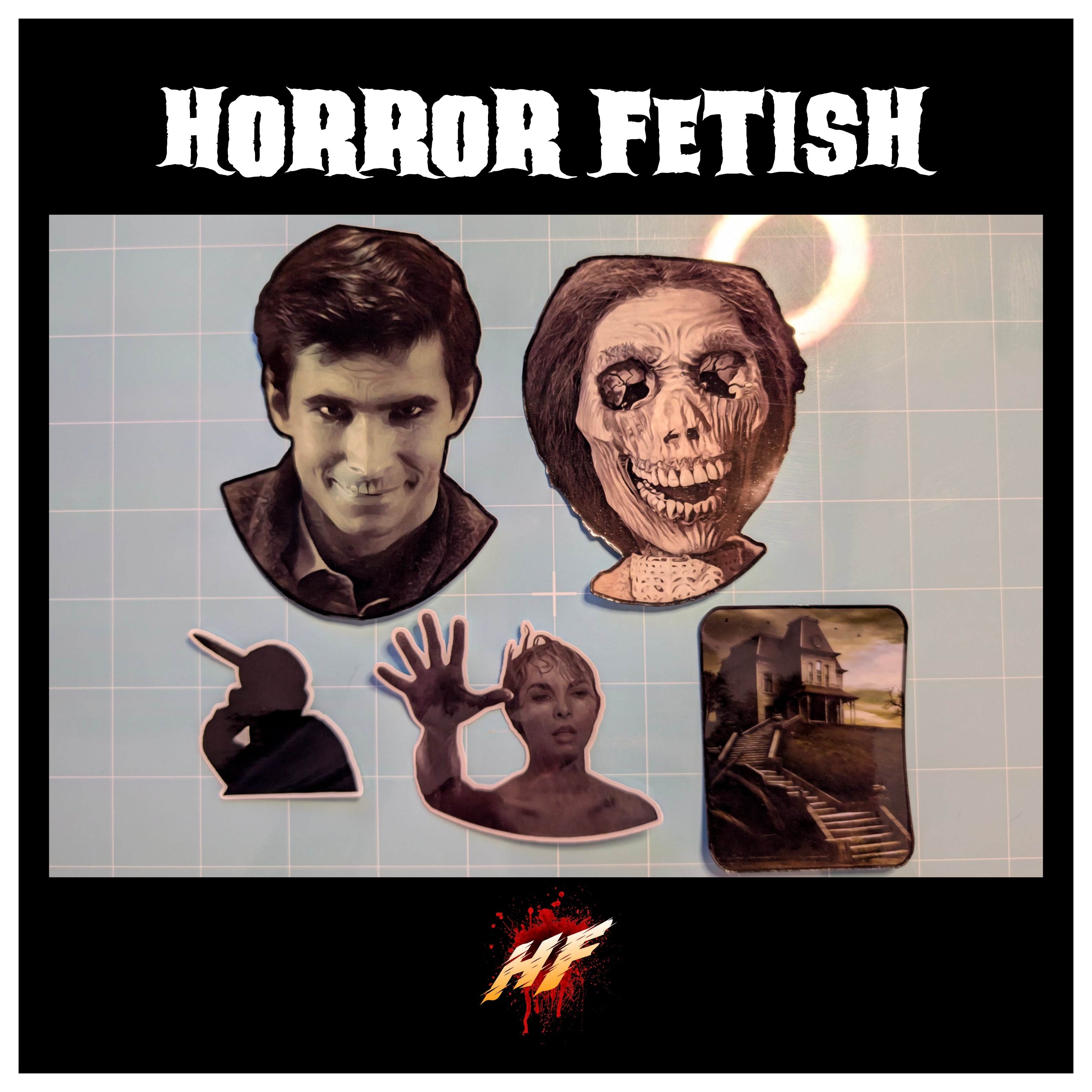 Psycho | Horror Die Cut Waterproof Laminated Sticker