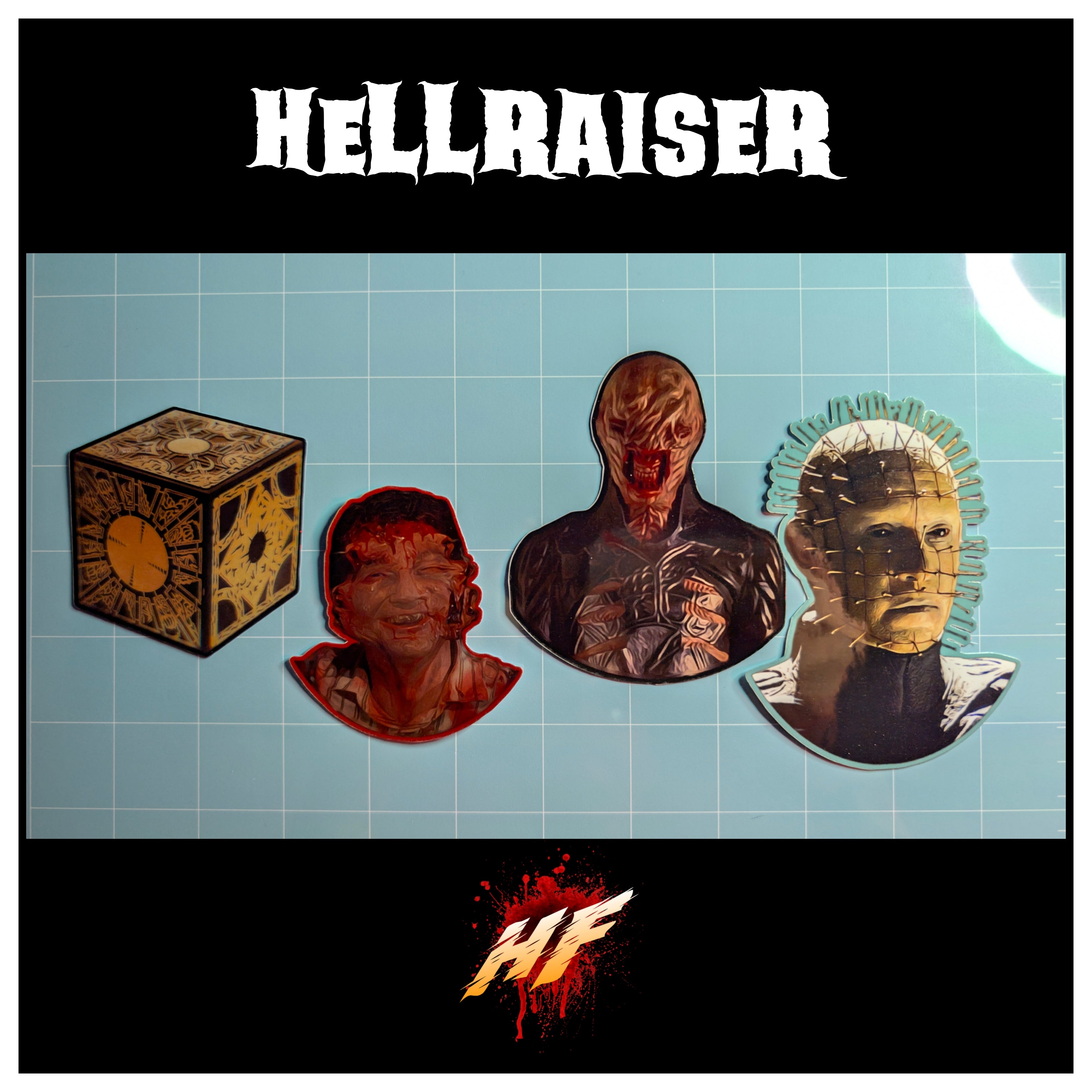 Hellraiser | Horror Die Cut Waterproof Laminated Sticker