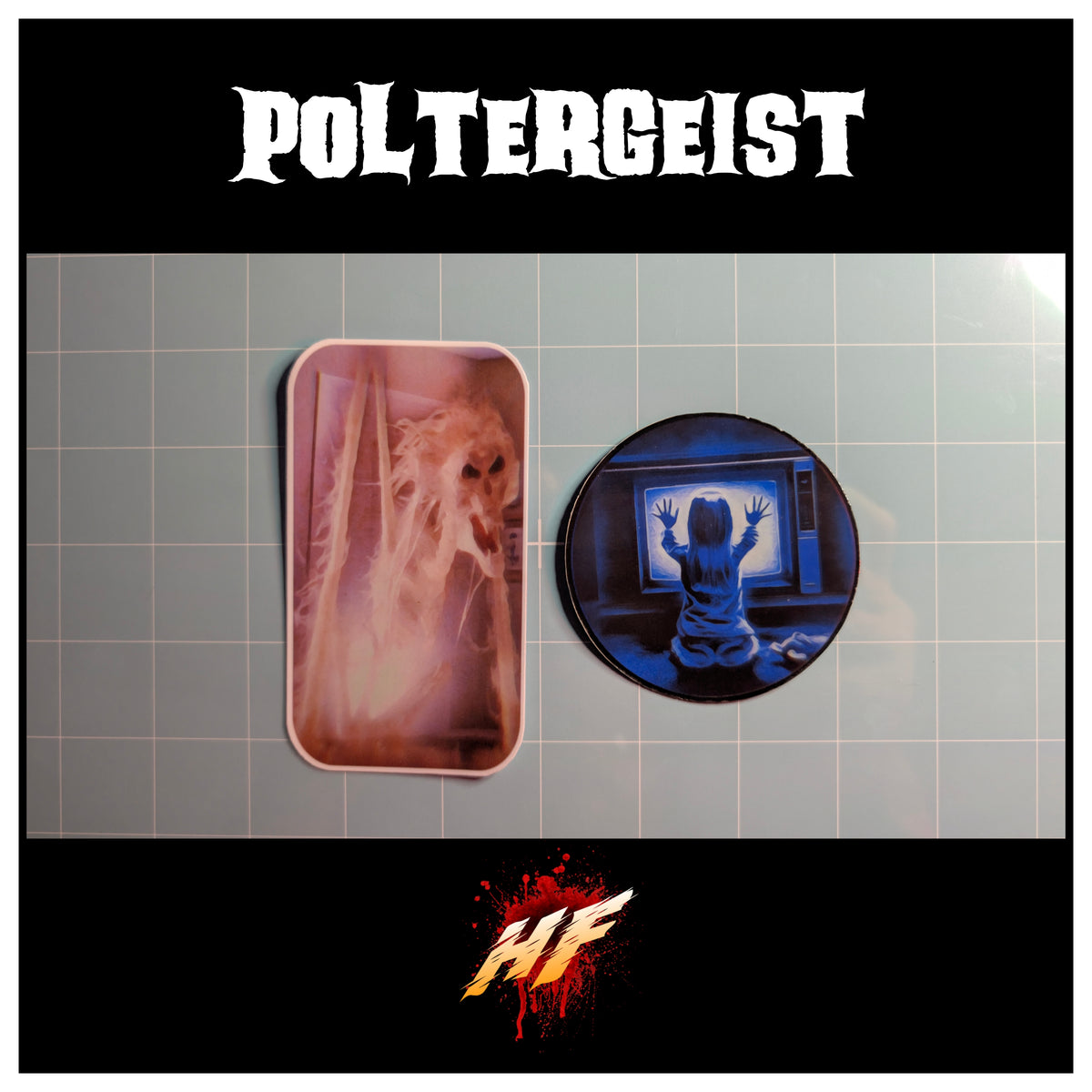 Poltergeist | Horror Die Cut Waterproof Laminated Sticker