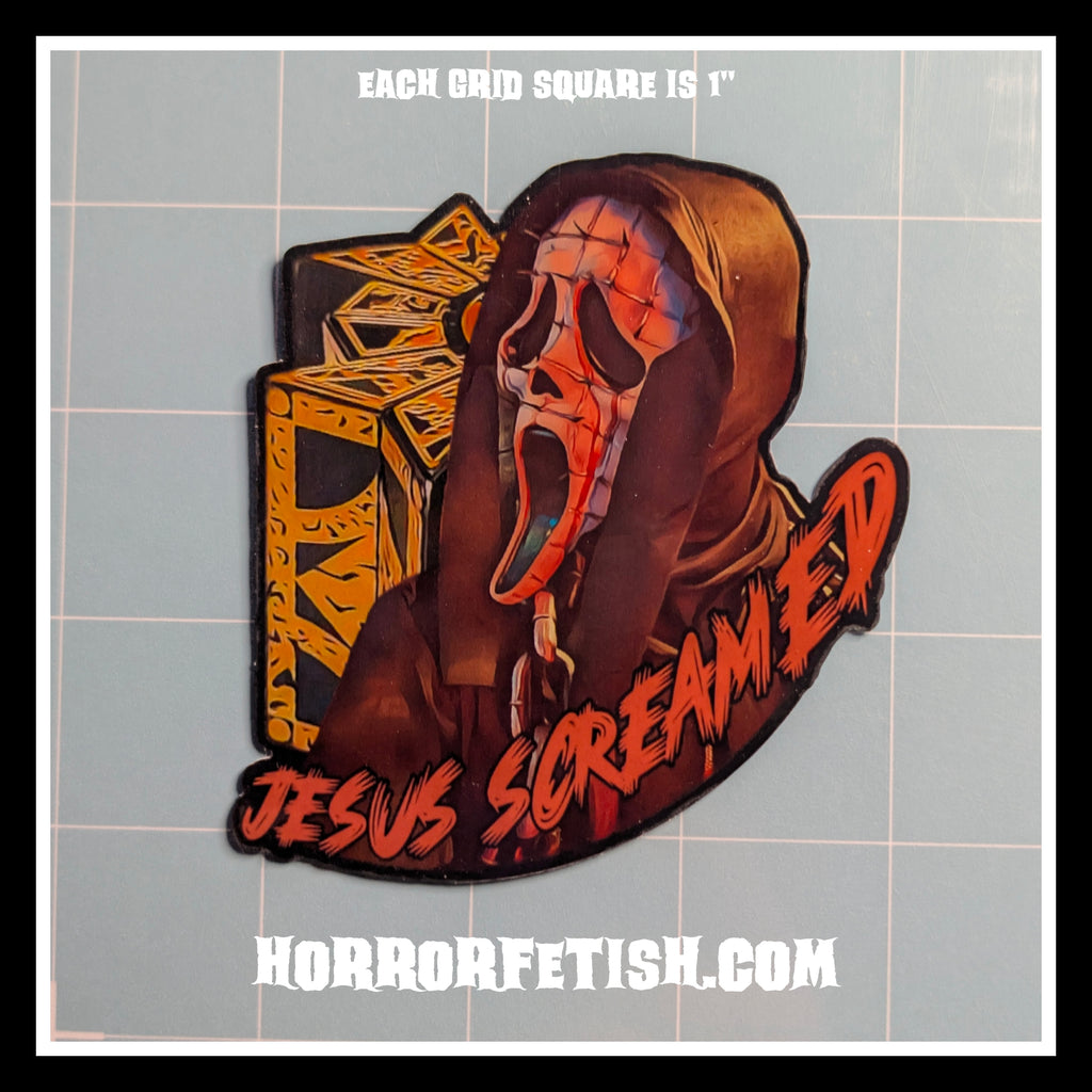 Ghostface Set 6 | 18+ Horror Cosplay Die Cut Waterproof Laminated Stickers