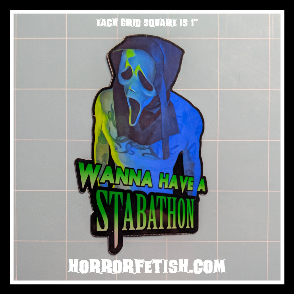 Ghostface Set 3 | 18+ Horror Cosplay Die Cut Waterproof Laminated Stickers
